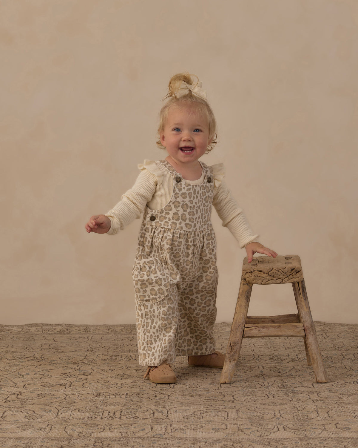 Shoulder Ruffle Bodysuit Natural