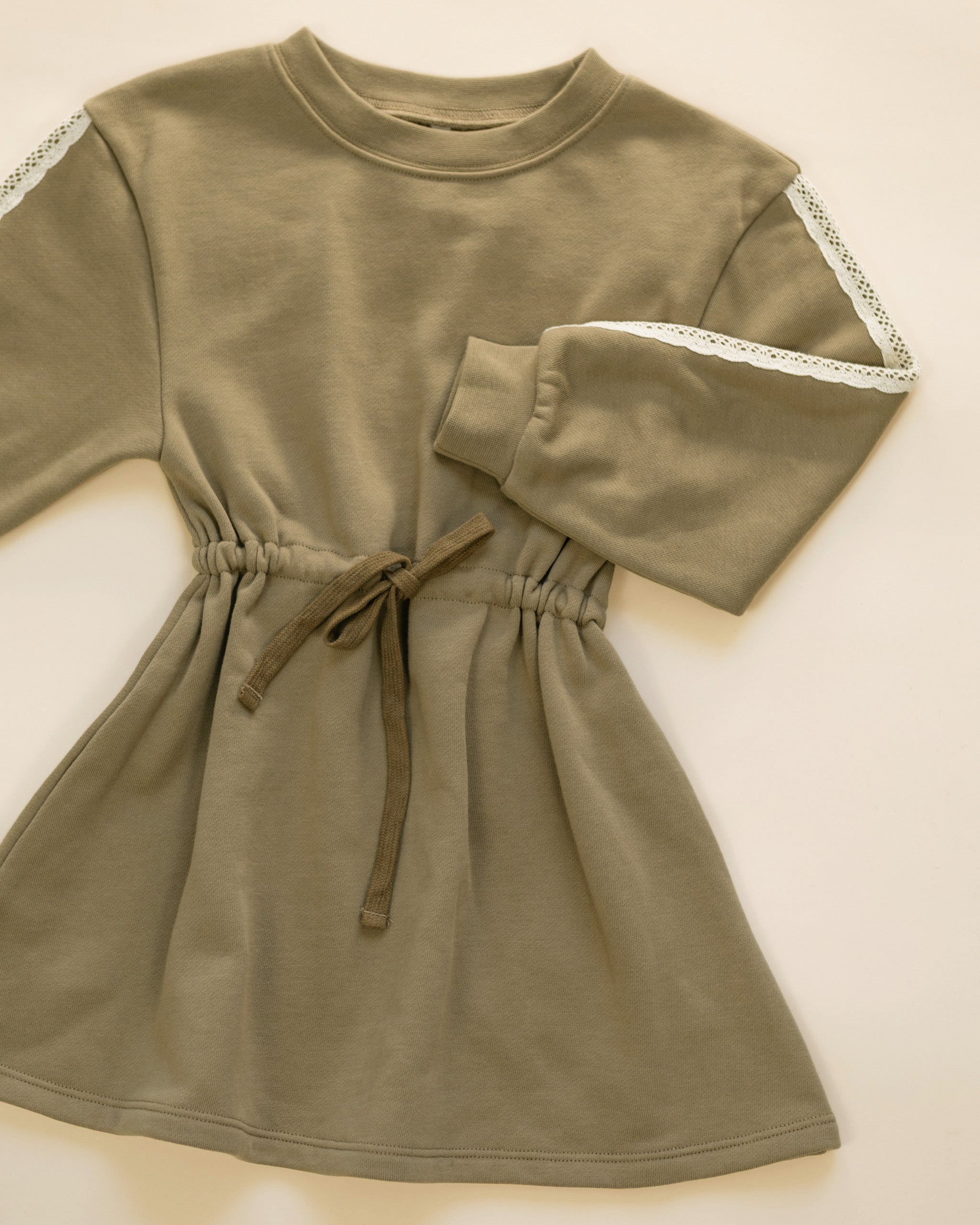 Tate Dress Olive - Rylee + Cru | Kids Clothes | Trendy Baby Clothes | Modern Infant Outfits |