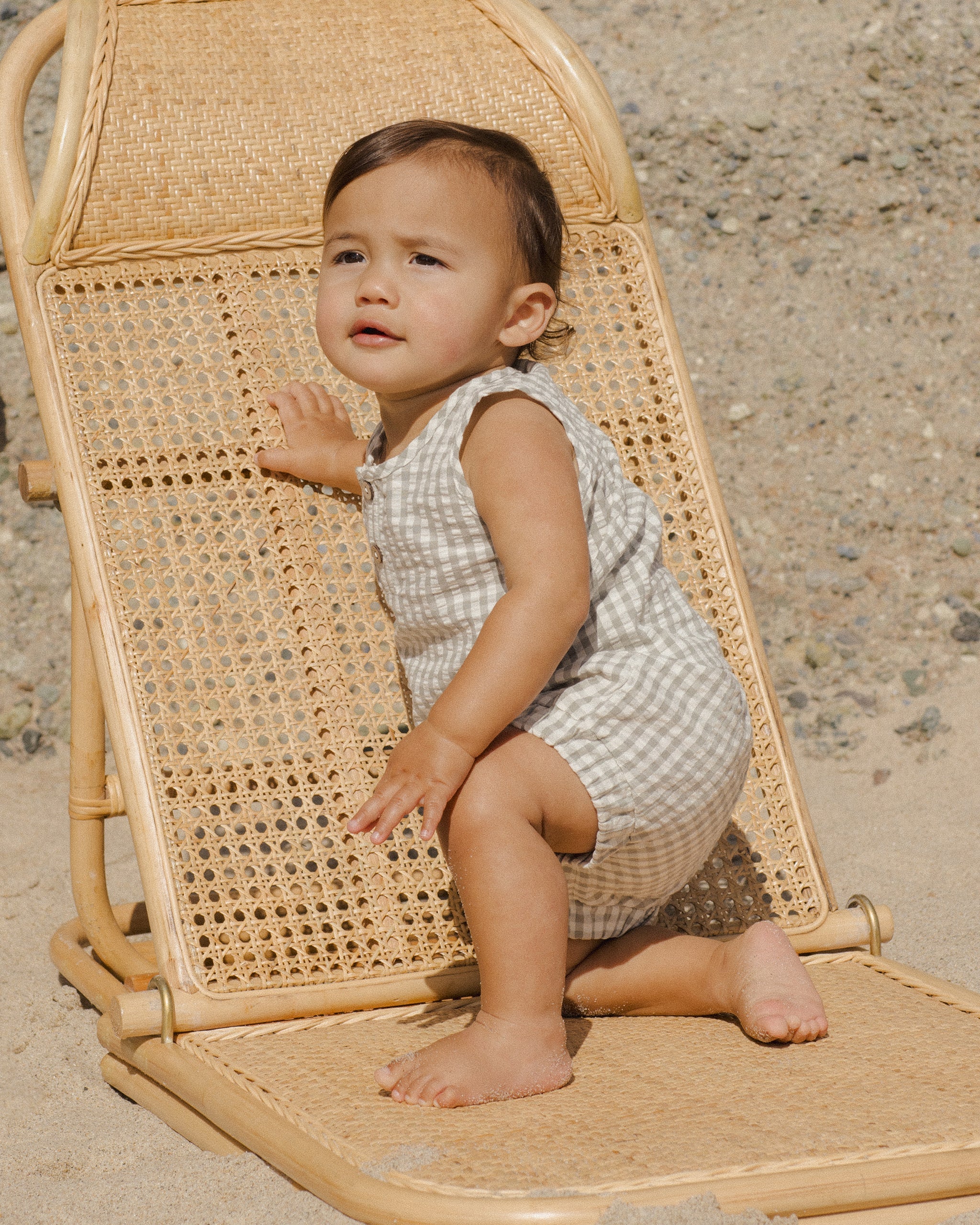 Baby Tank Set || Eucalyptus Gingham