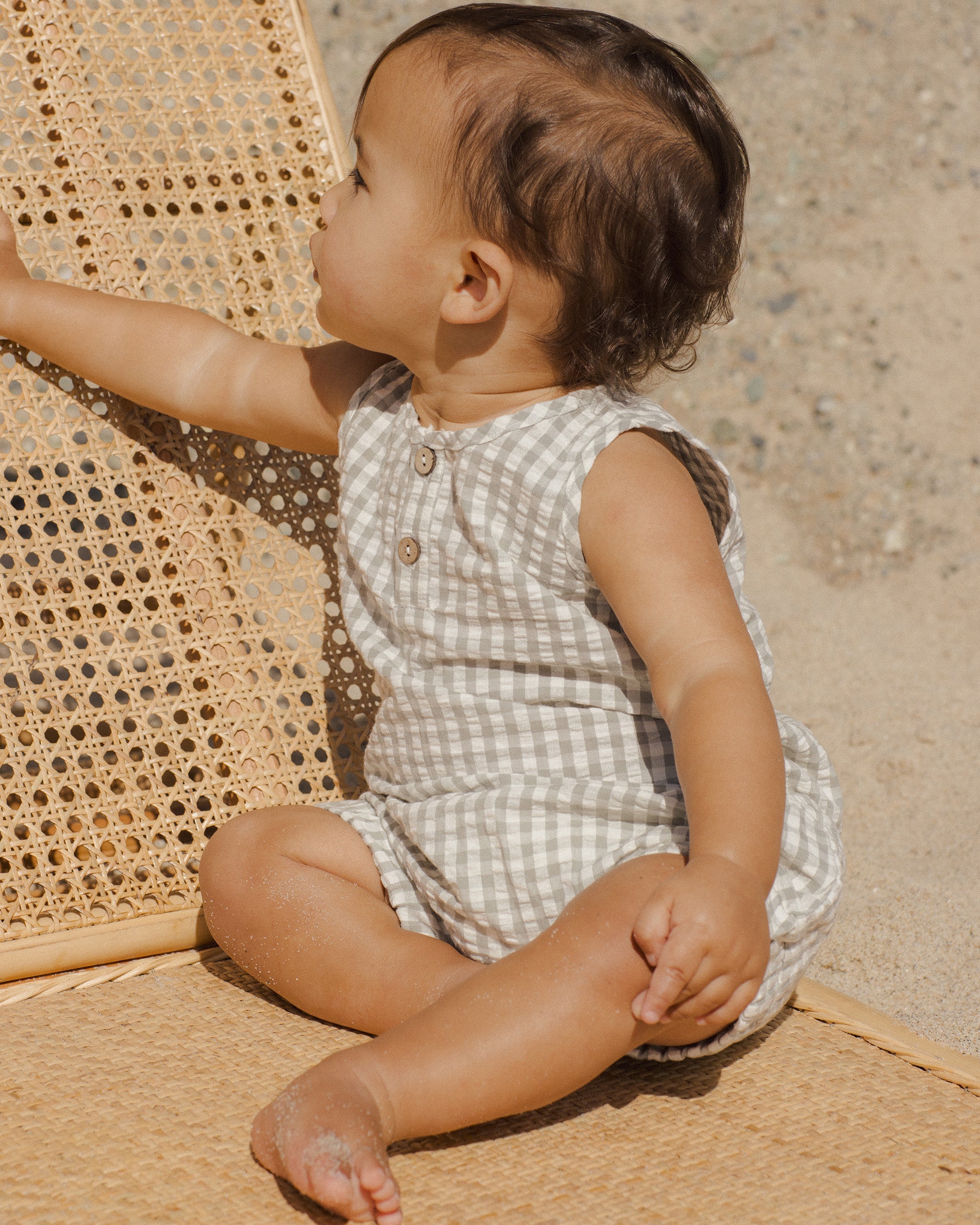 Baby Tank Set || Eucalyptus Gingham