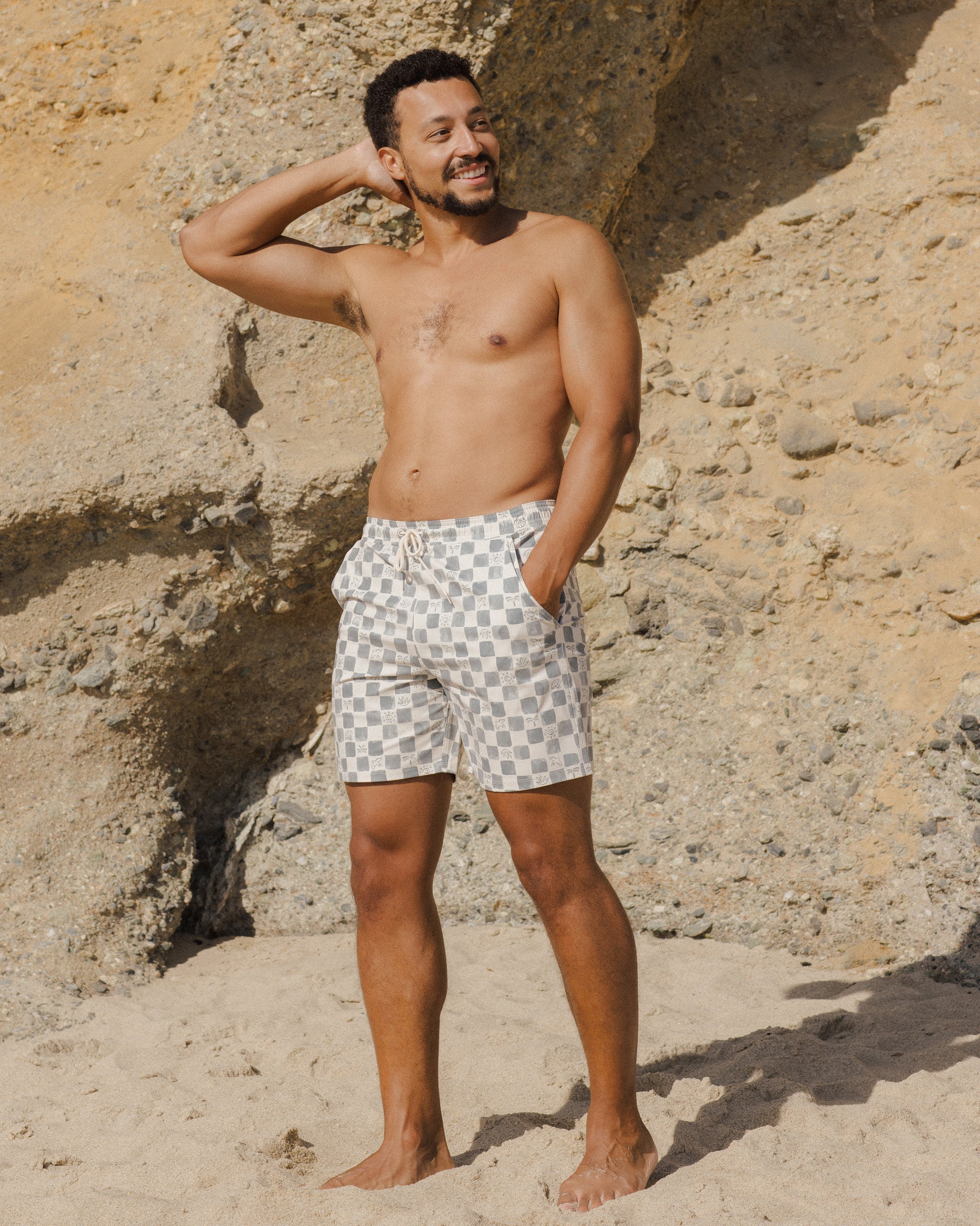 Men's Boardshort | Coastal Check