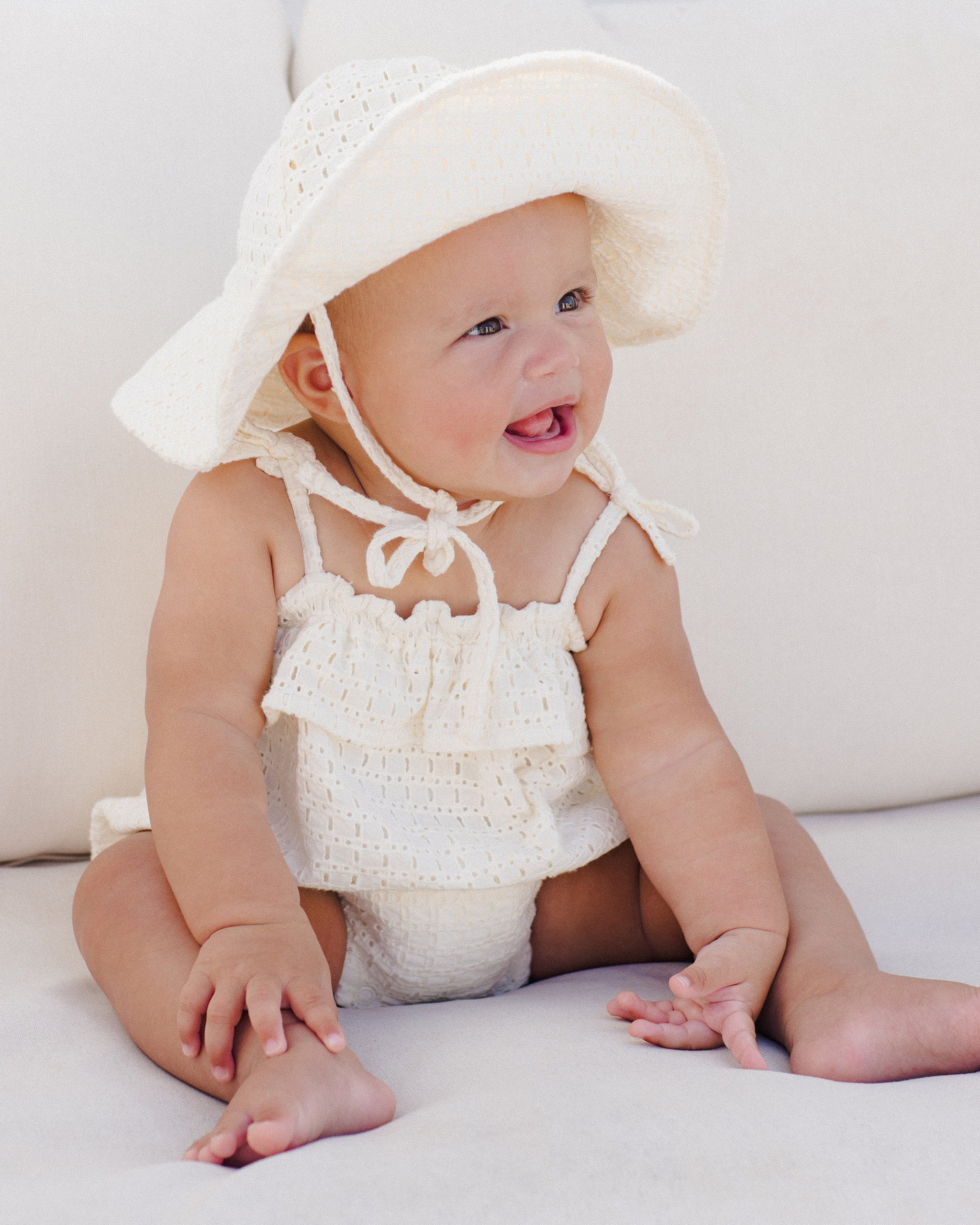 Floppy Sun Hat || Ivory