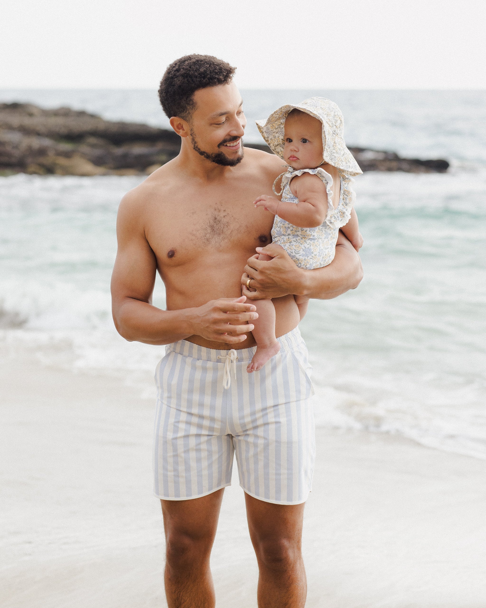 Men's Boardshort | Blue Stripe