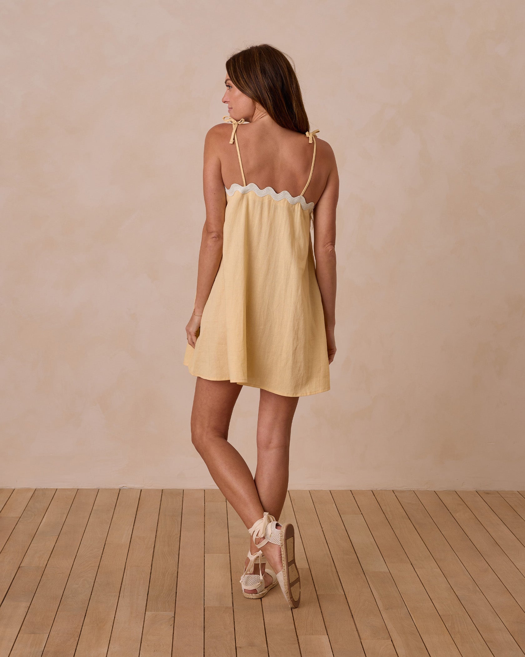 Ric Rac Dress | Yellow