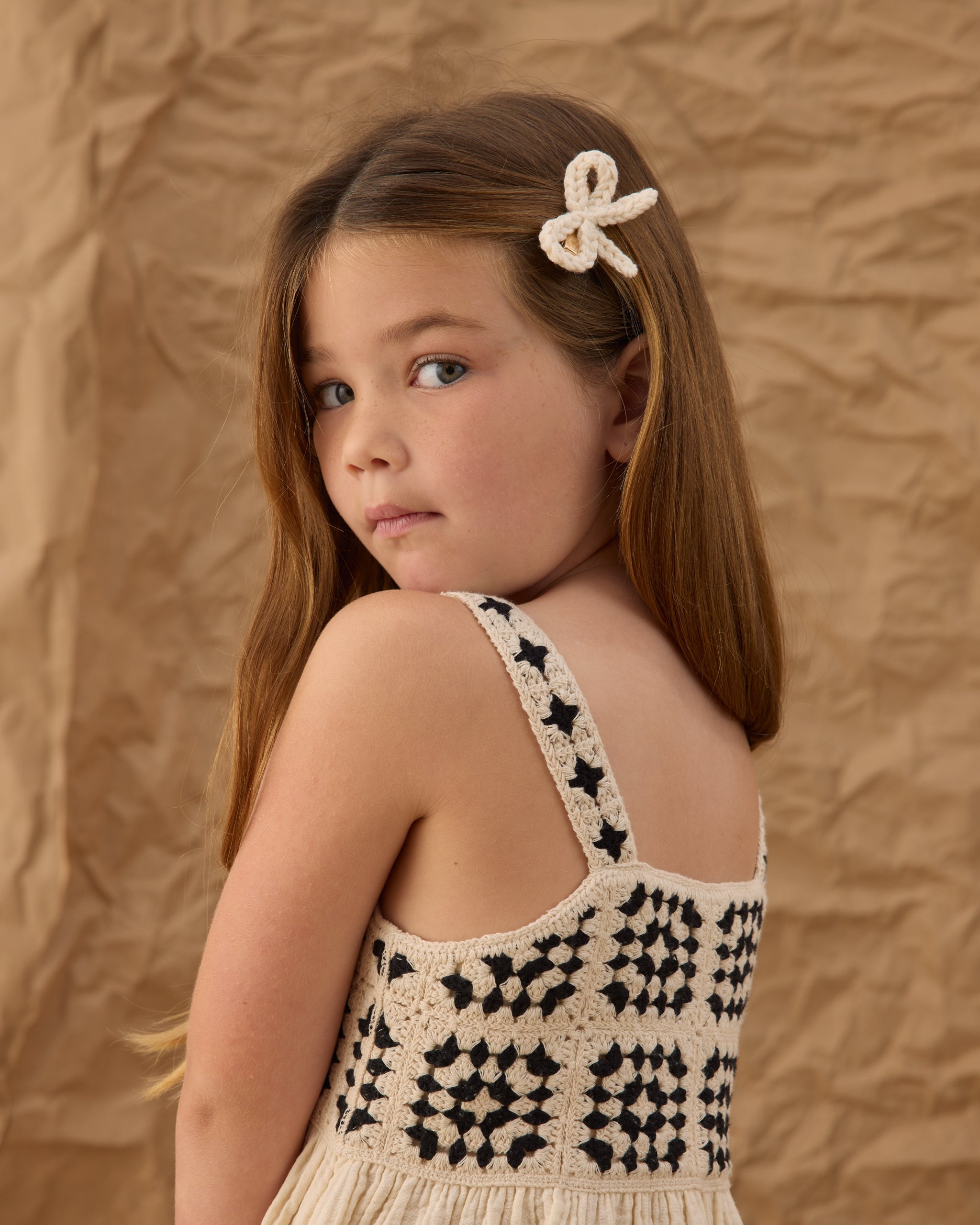 Crochet Sundress Abstract - Rylee + Cru | Kids Clothes | Trendy Baby Clothes | Modern Infant Outfits |