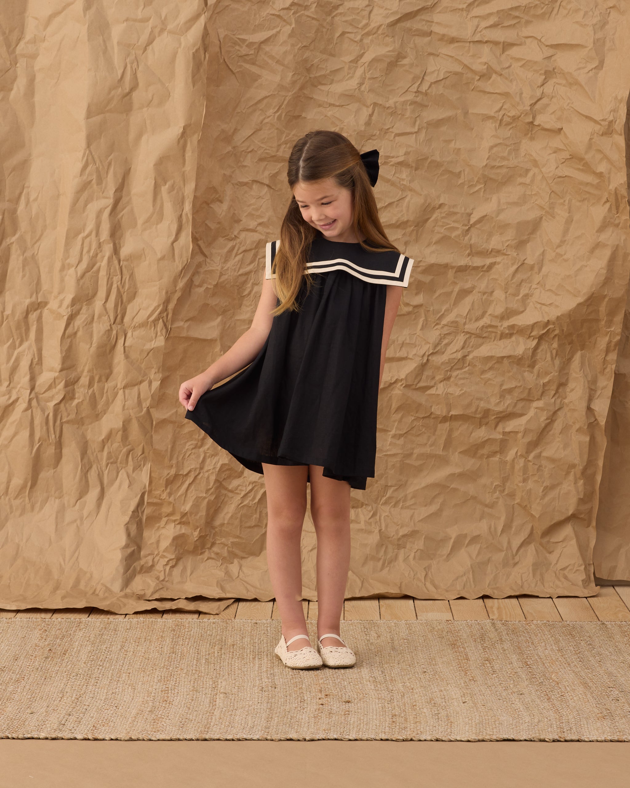 Sailor Dress Black - Rylee + Cru | Kids Clothes | Trendy Baby Clothes | Modern Infant Outfits |