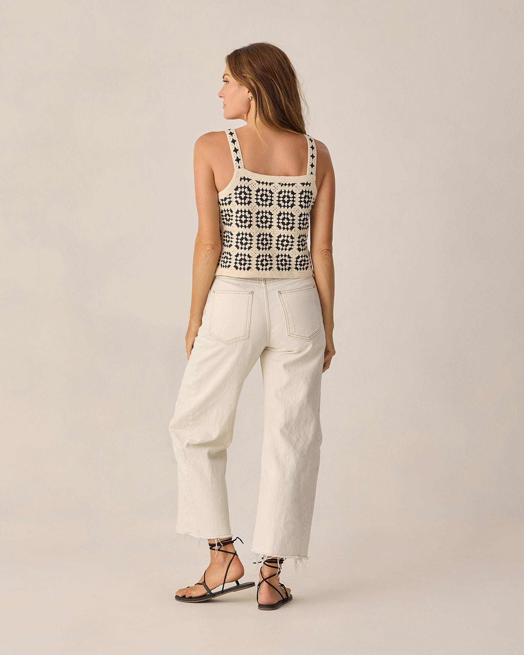 Women's Crochet Tank Abstract - Rylee + Cru | Kids Clothes | Trendy Baby Clothes | Modern Infant Outfits |