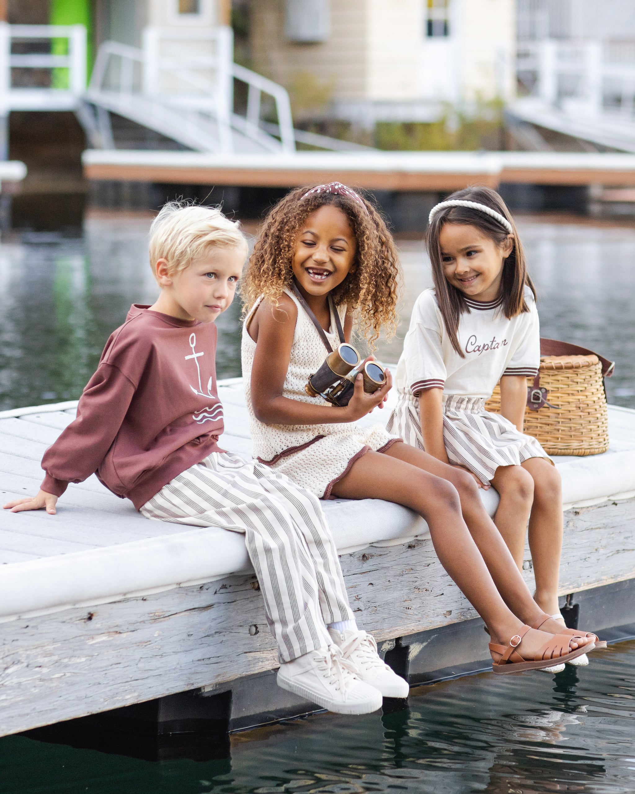 Rory Pant Brown Stripe