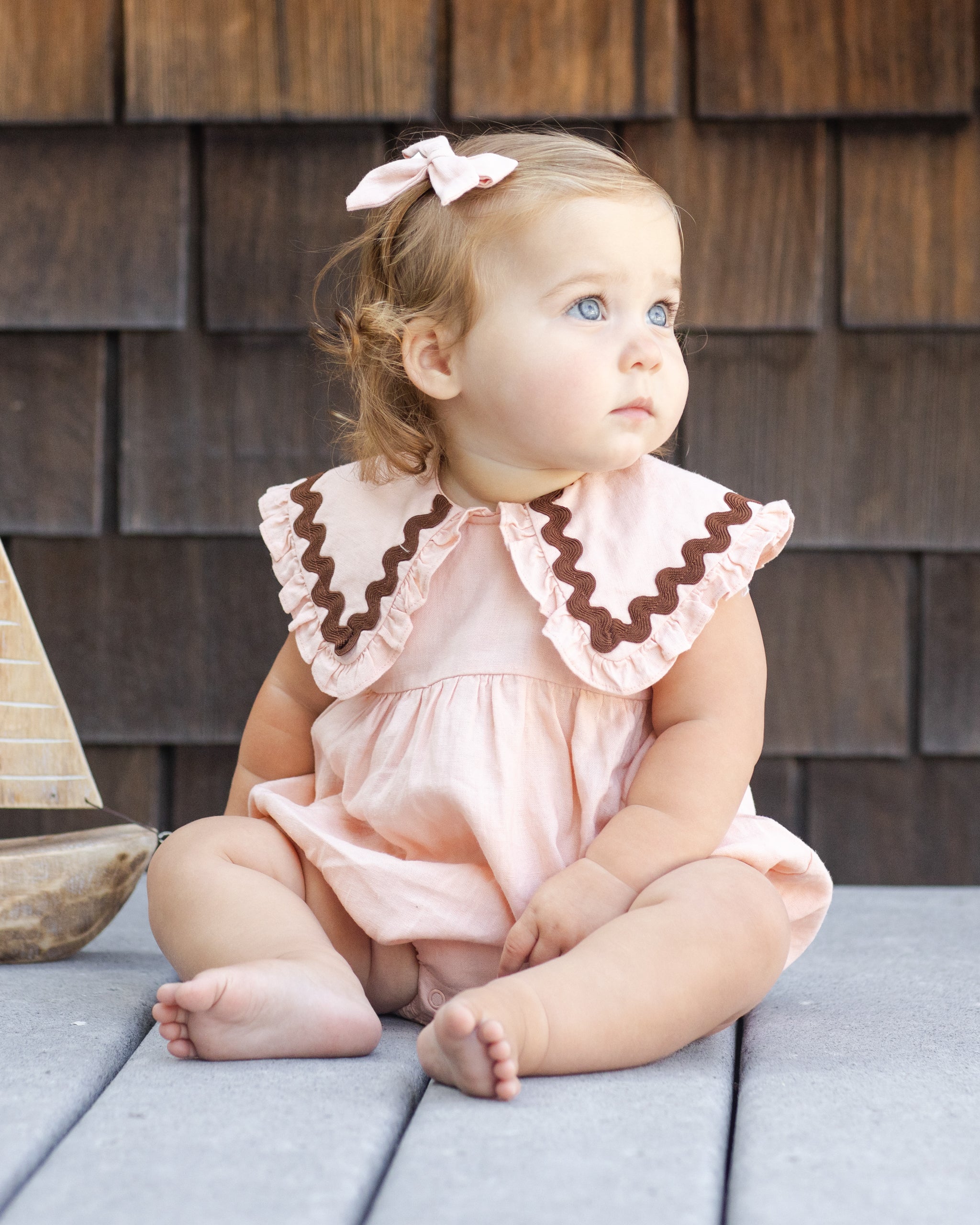 Cove Romper Blush