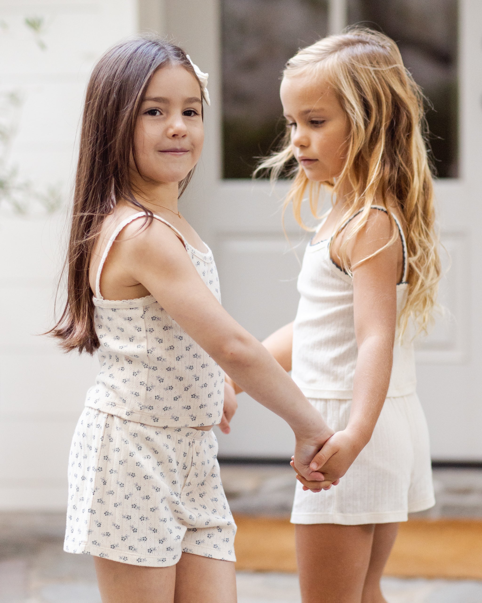 Pointelle Lounge Set Ivory