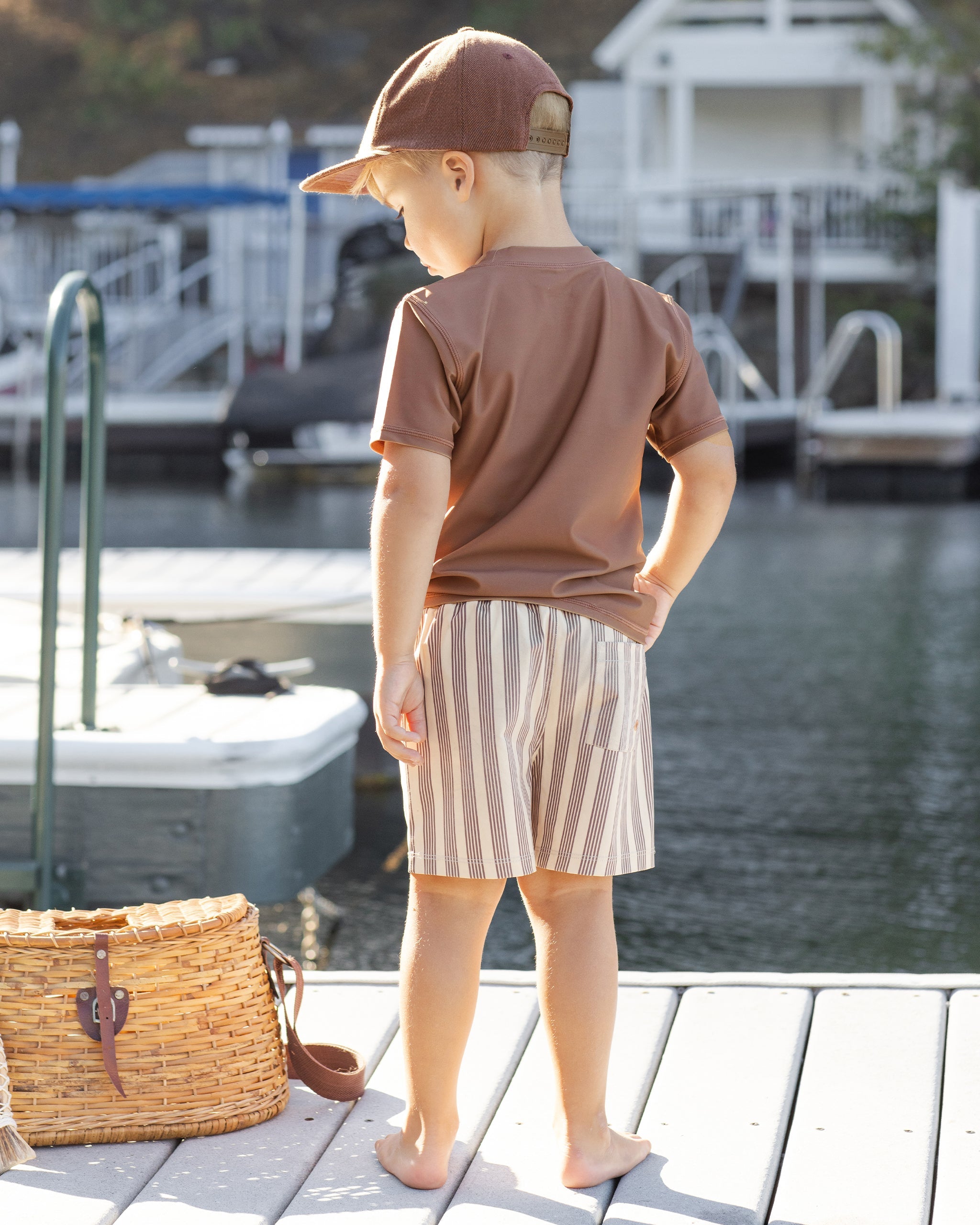 Short Sleeve Rashguard Chocolate