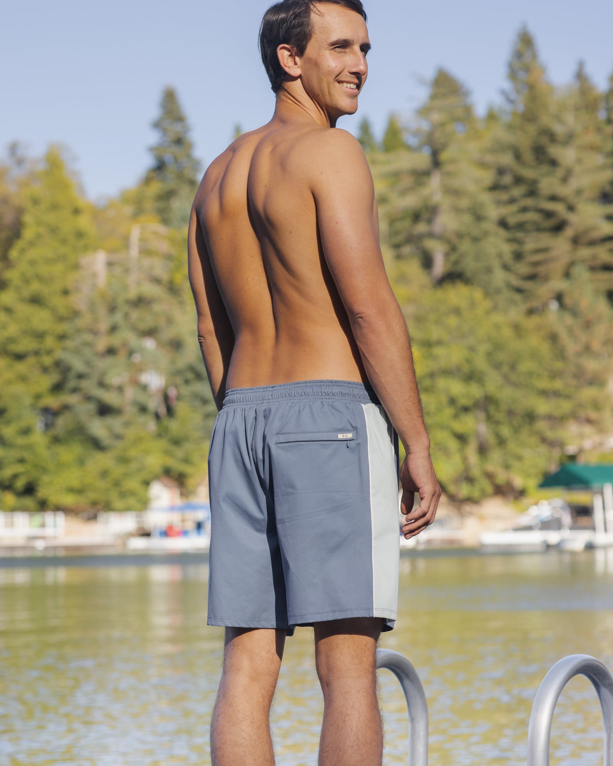 Men's Paneled Boardshort Marine