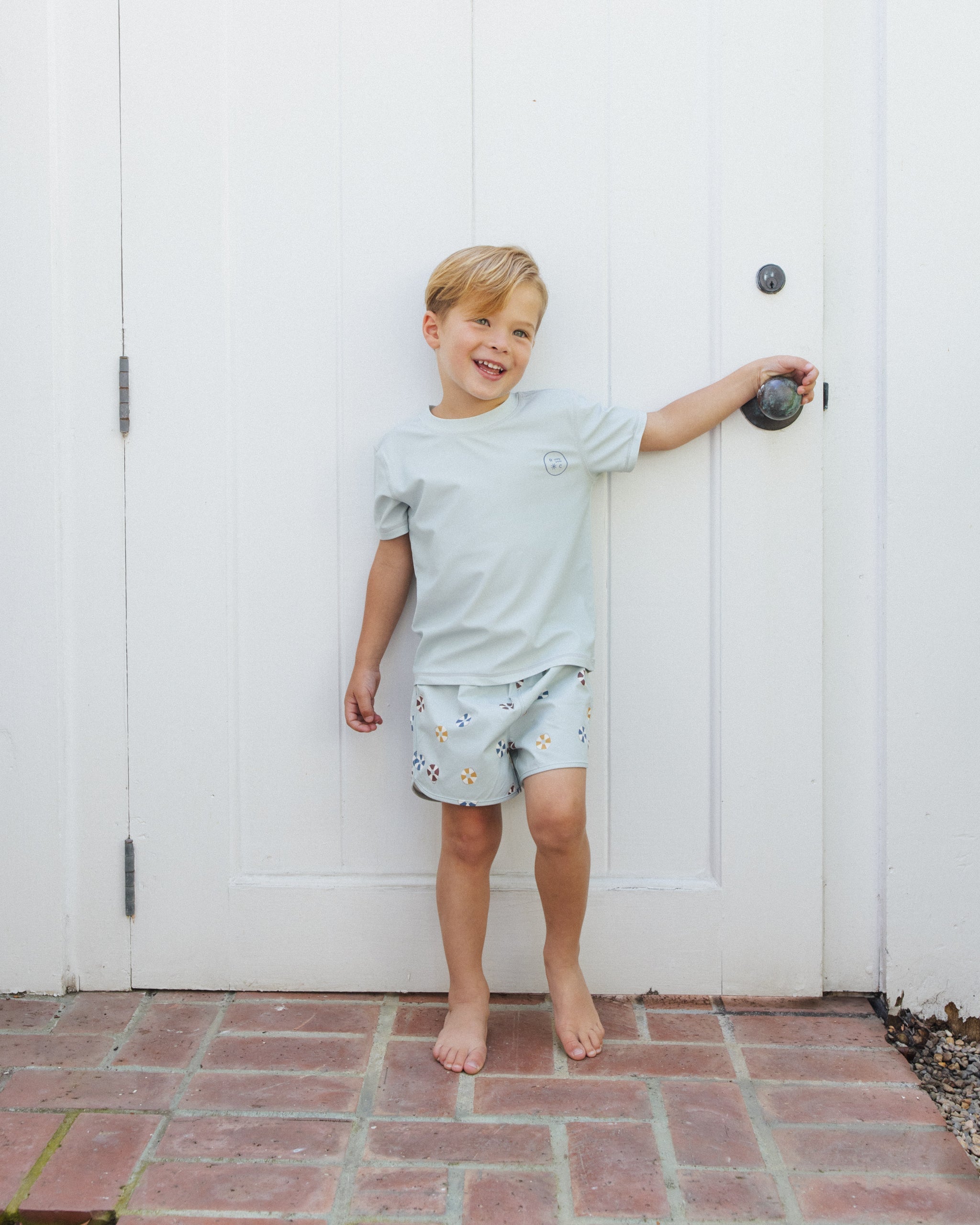 Short Sleeve Rashguard Seafoam
