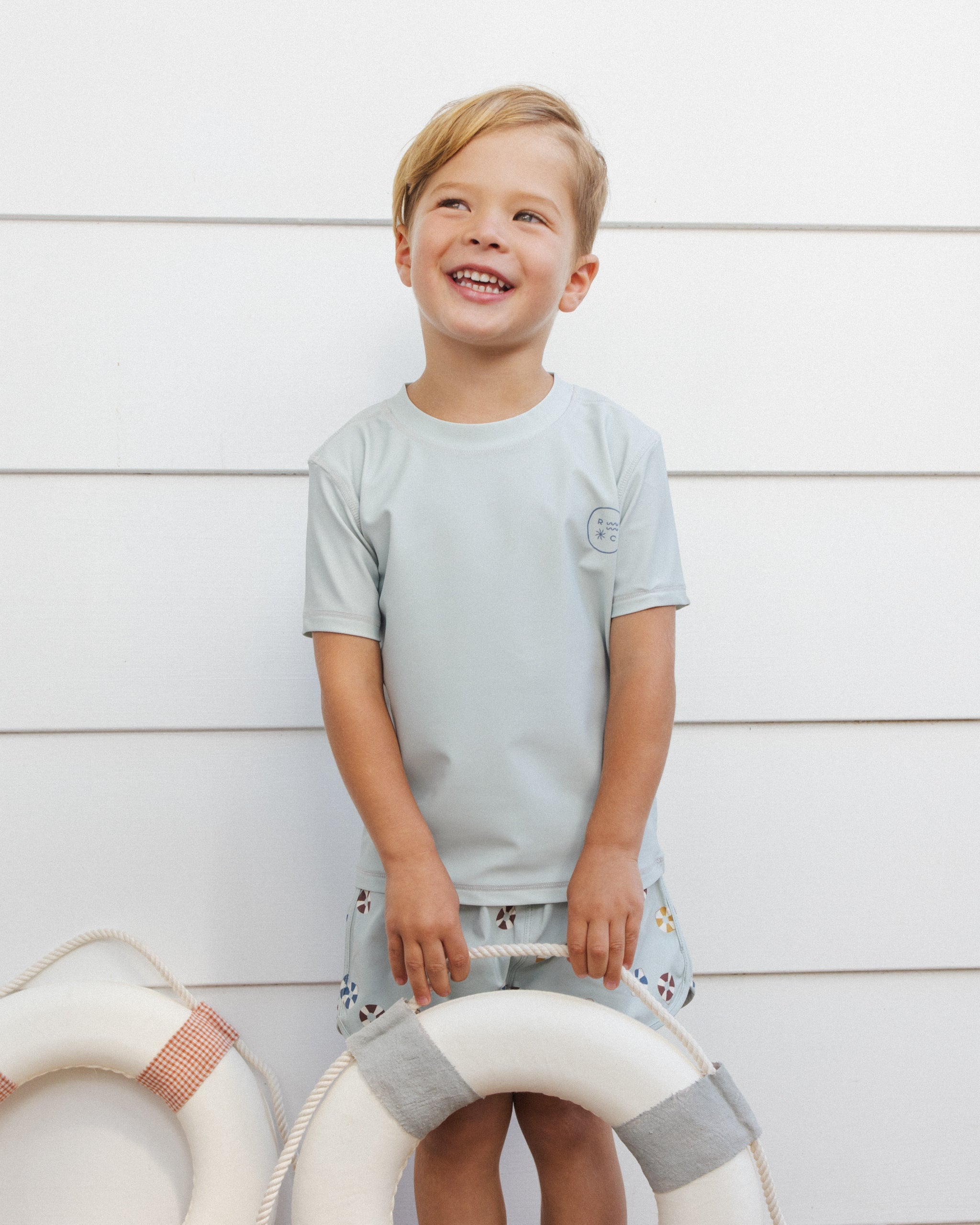 Short Sleeve Rashguard Seafoam