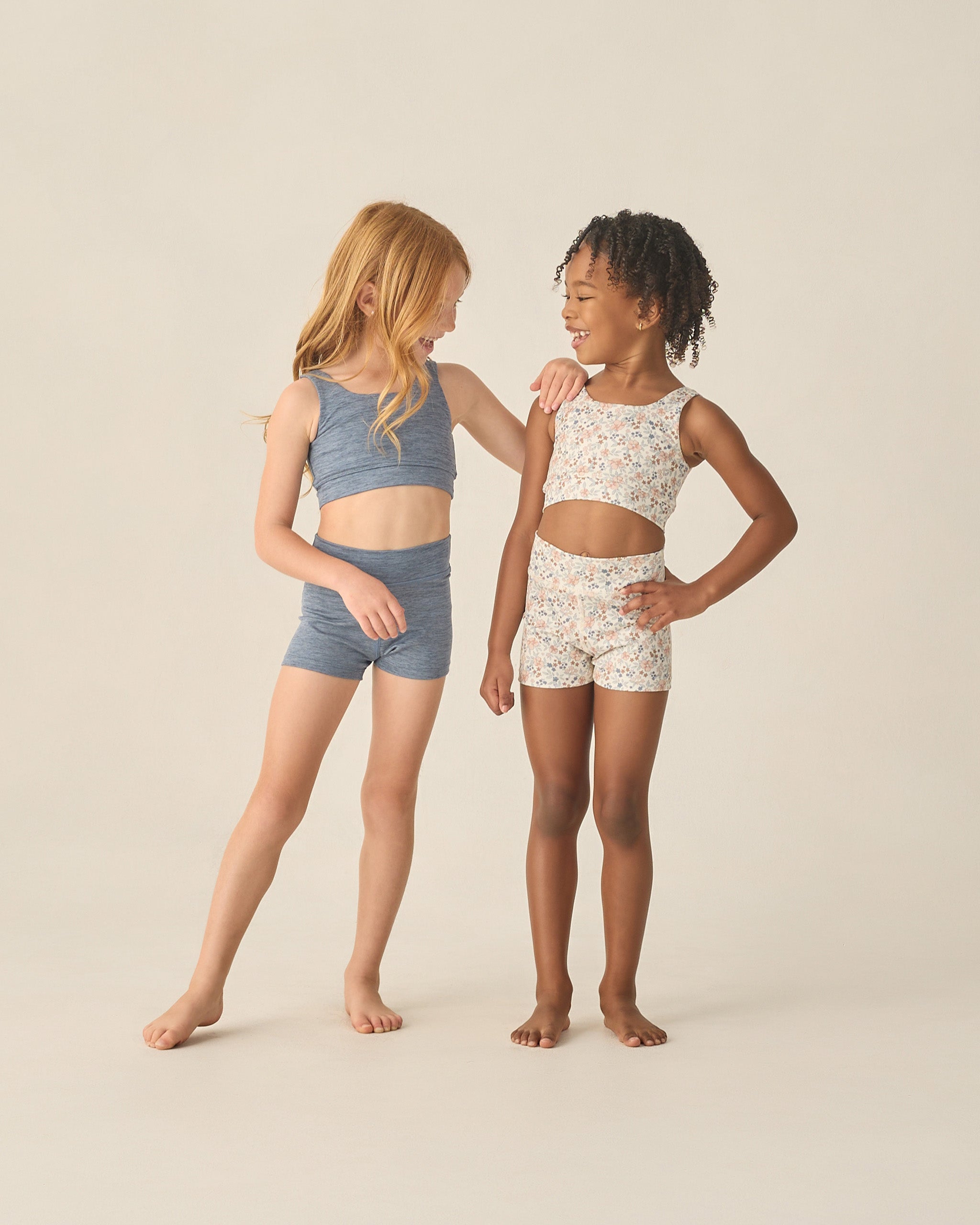 Swift Sports Bra Heathered Marine