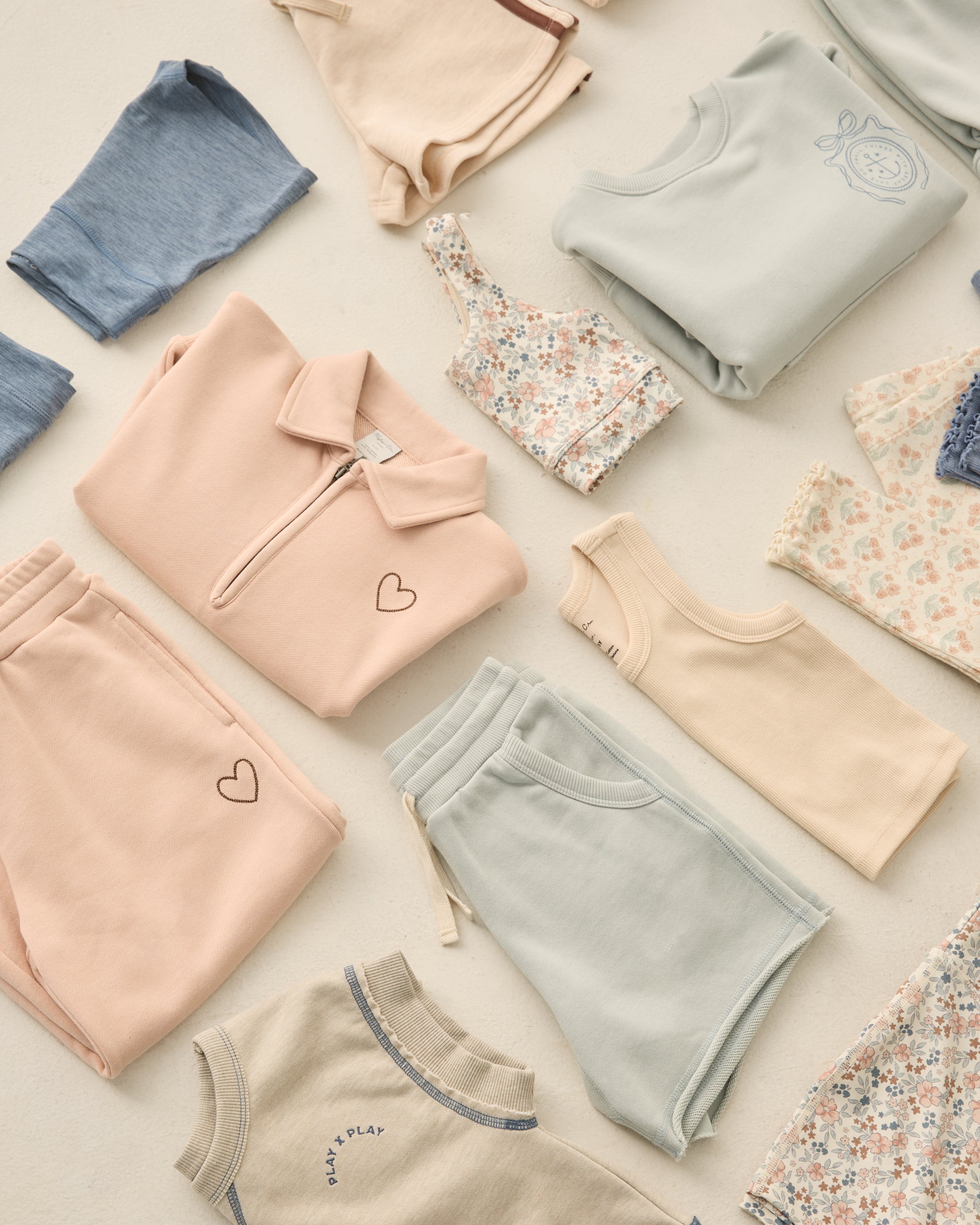 Shortie Short Heathered Marine