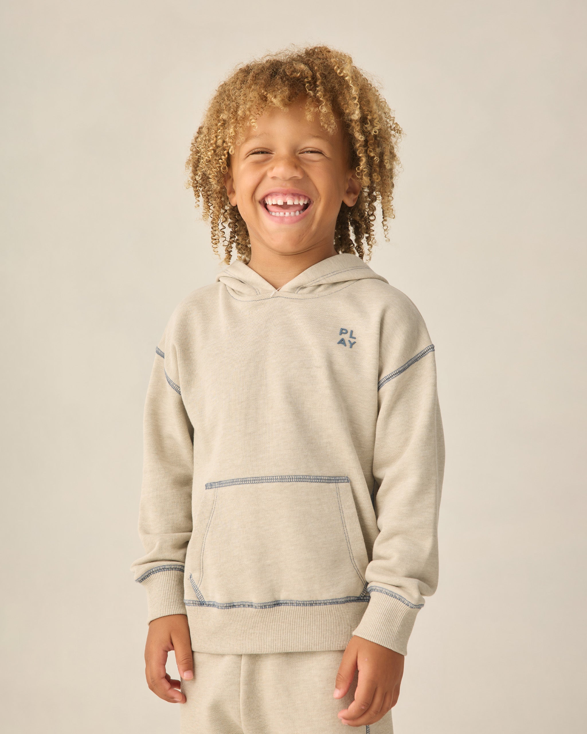 Coast Hoodie Heathered Oatmeal