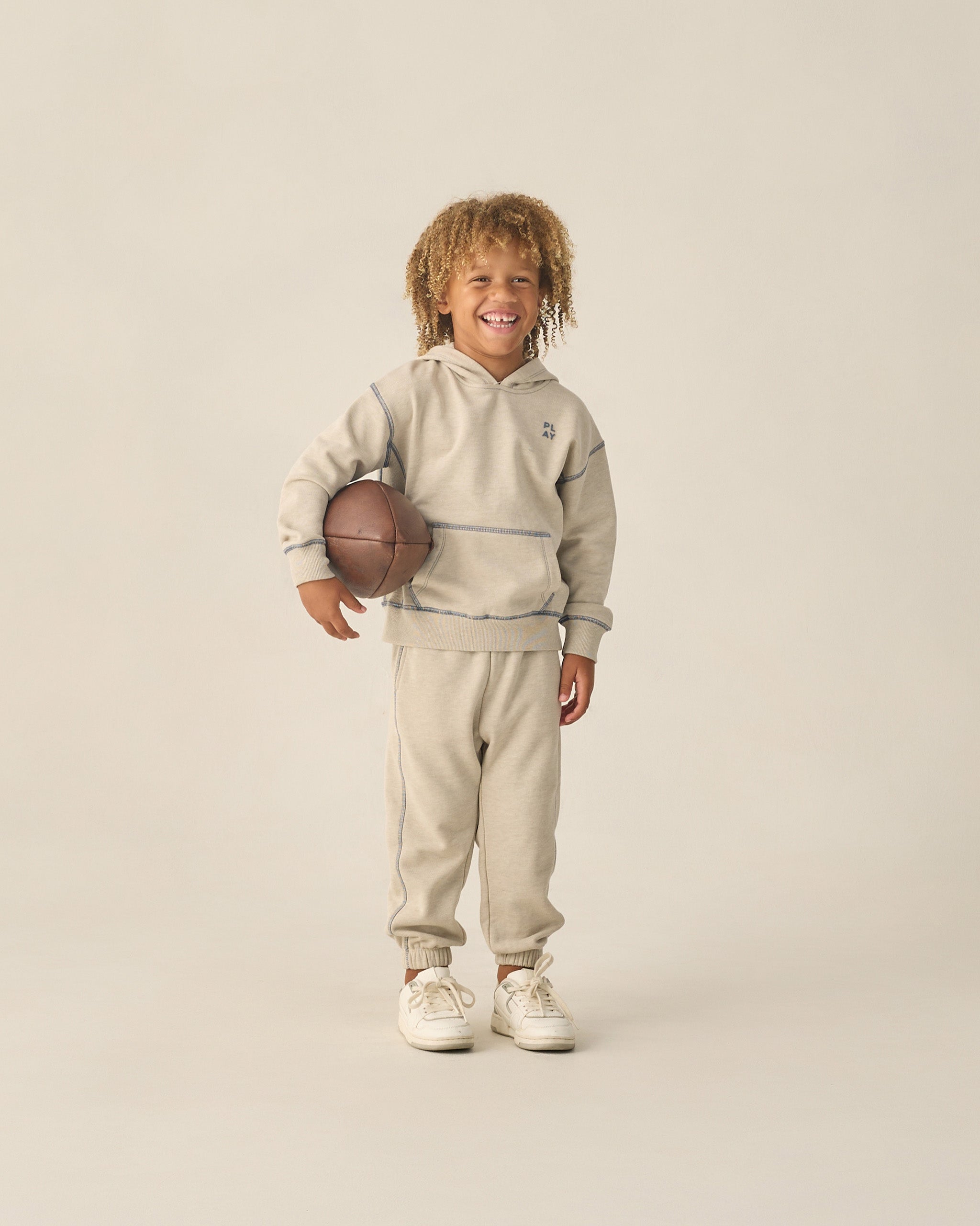 Coast Hoodie Heathered Oatmeal