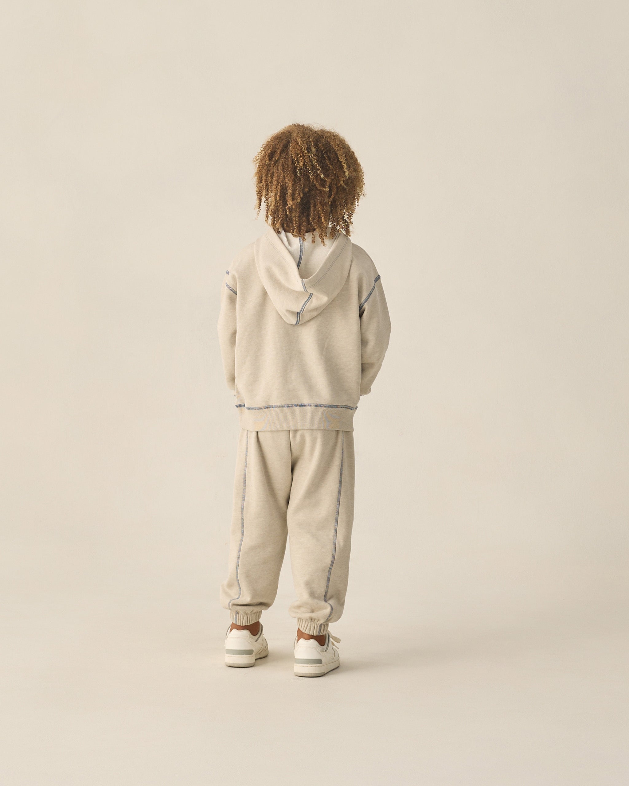 Baggy Sweatpant Heathered Oatmeal