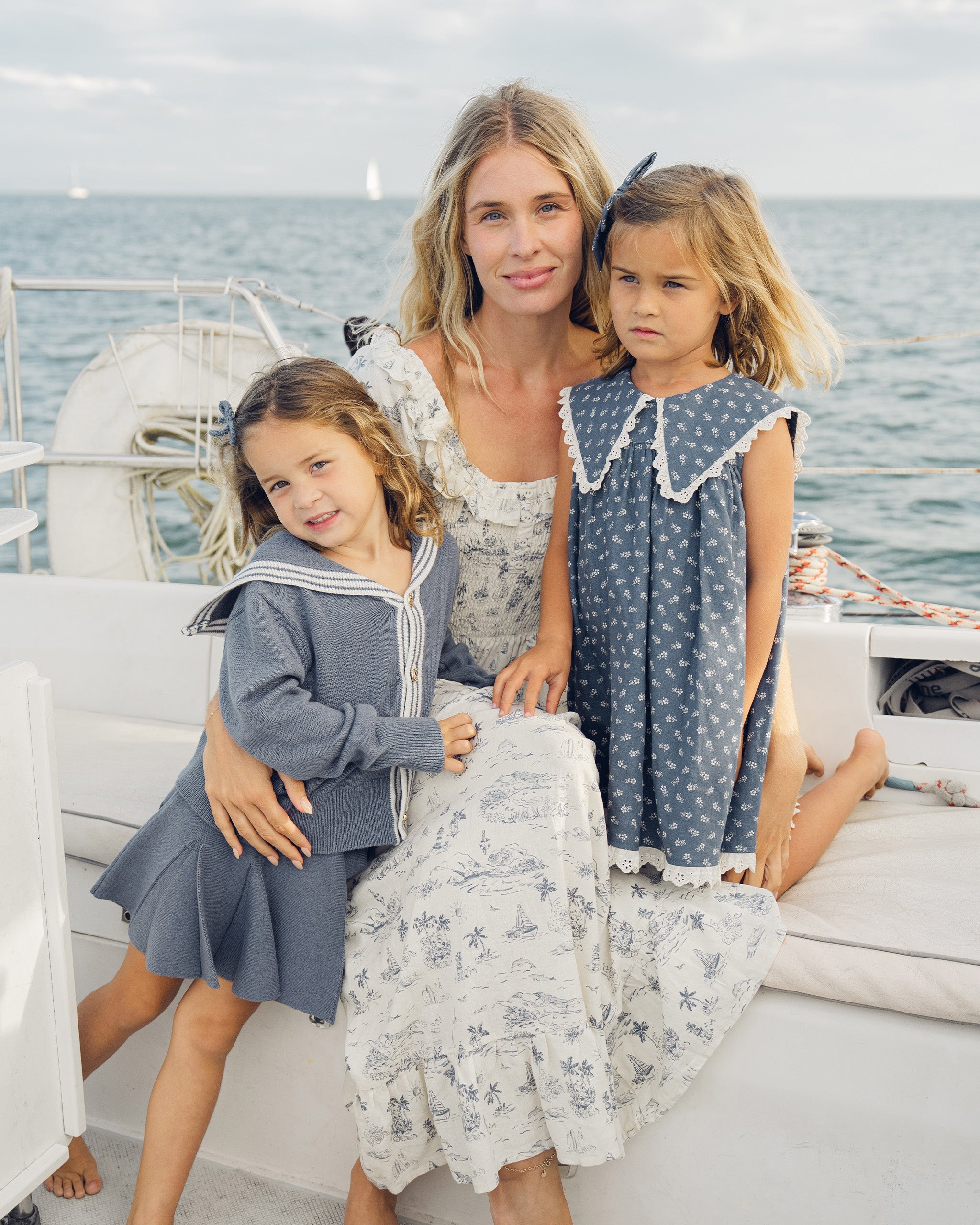 Women's Lexi Dress Ocean Toile