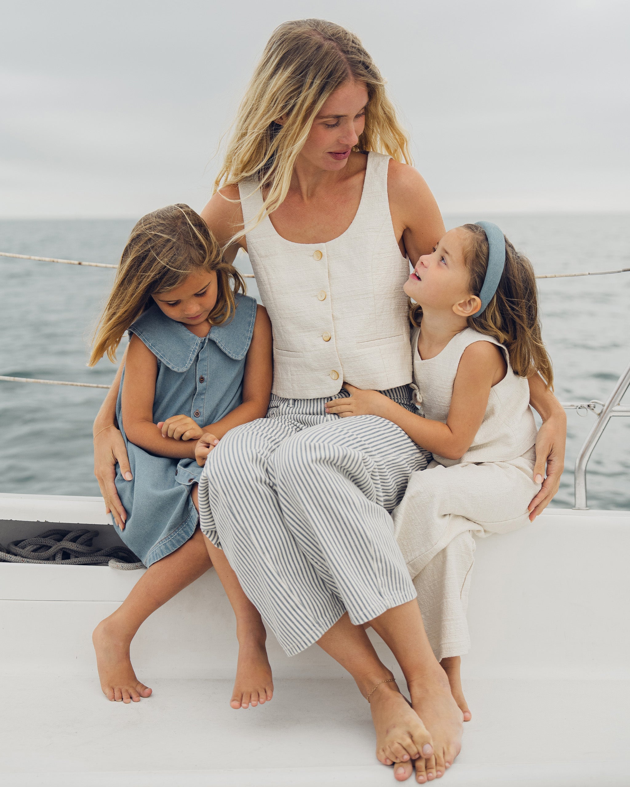 Padded Headband Washed Blue