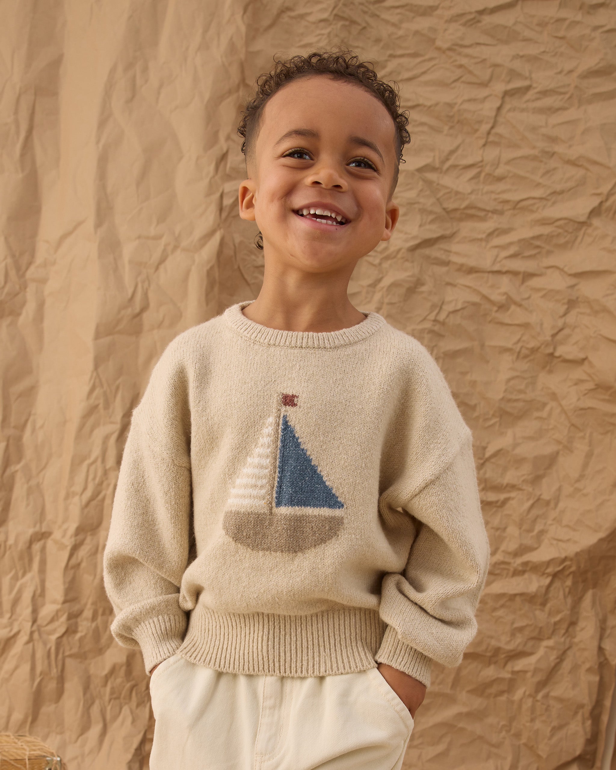 Aspen Sweater Sailboat