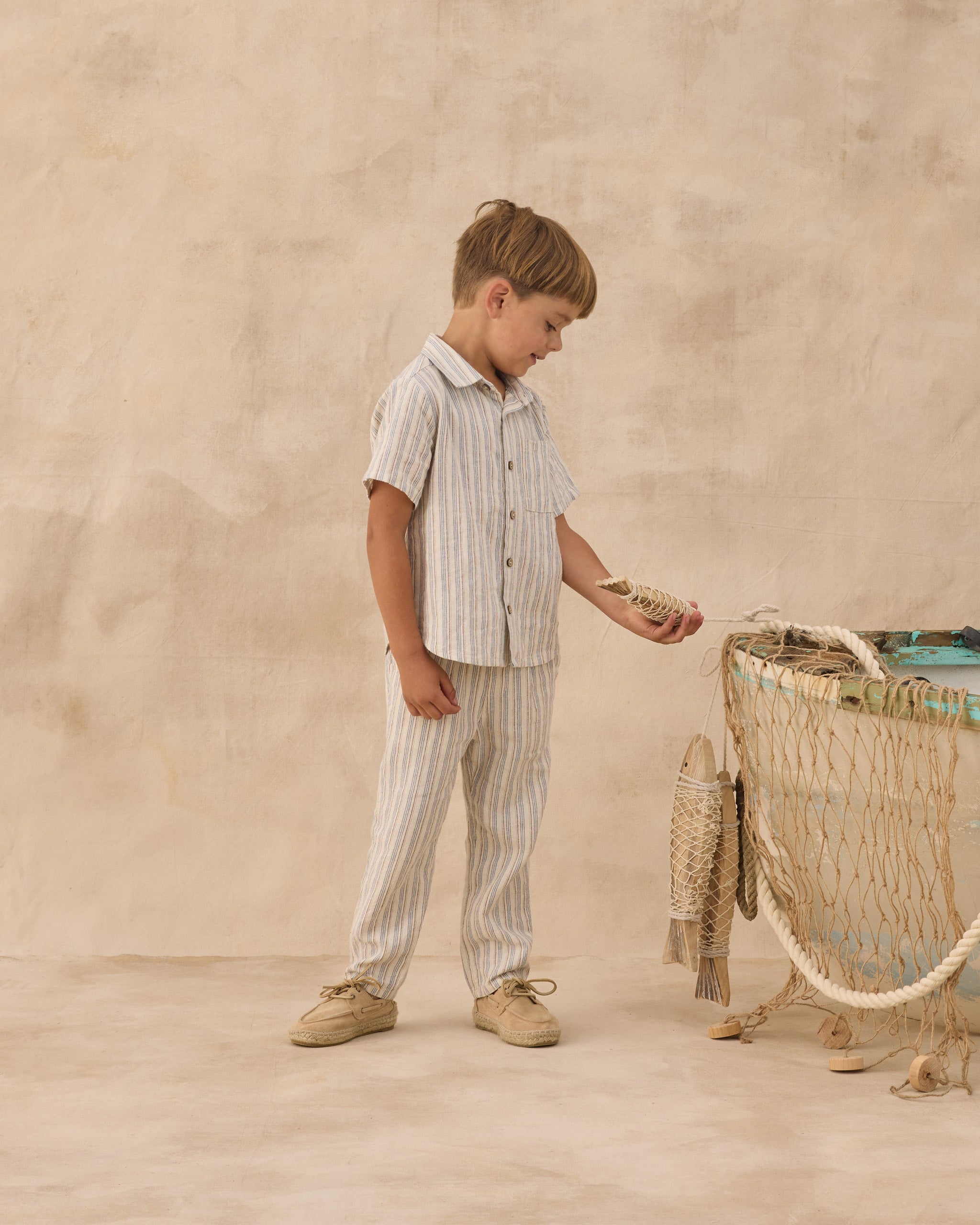 Ethan Trouser Nautical Stripe