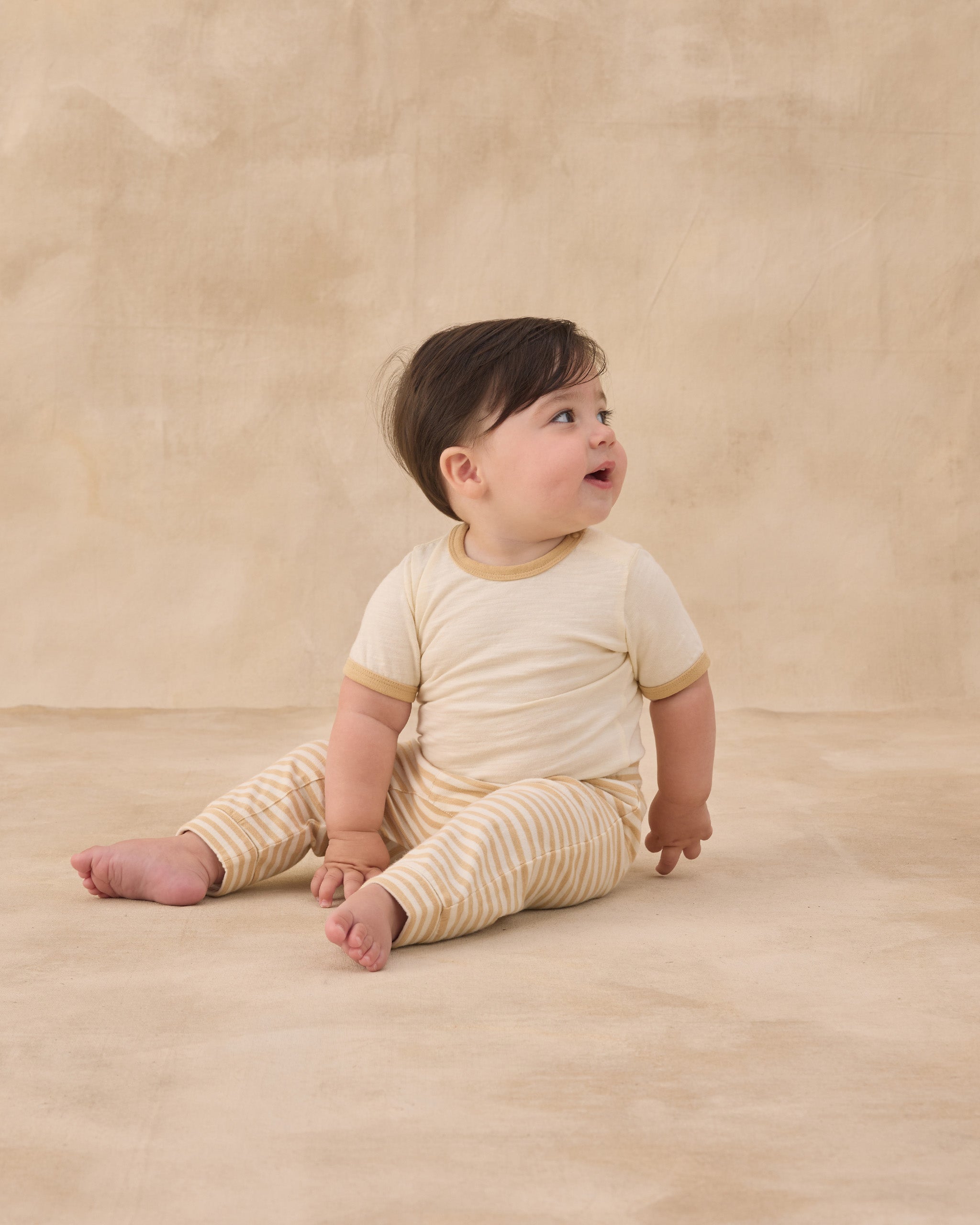 Ringer Bodysuit Butterscotch