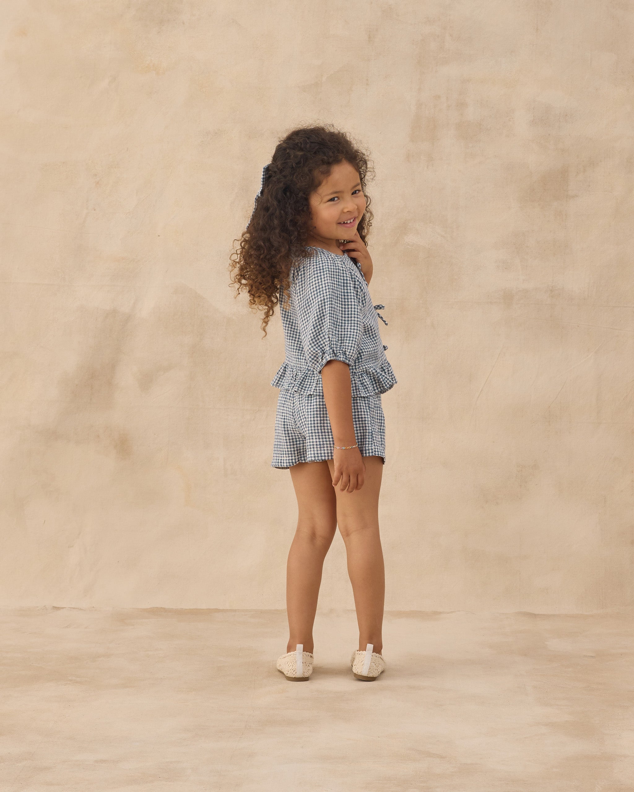 Juniper Set Marine Gingham