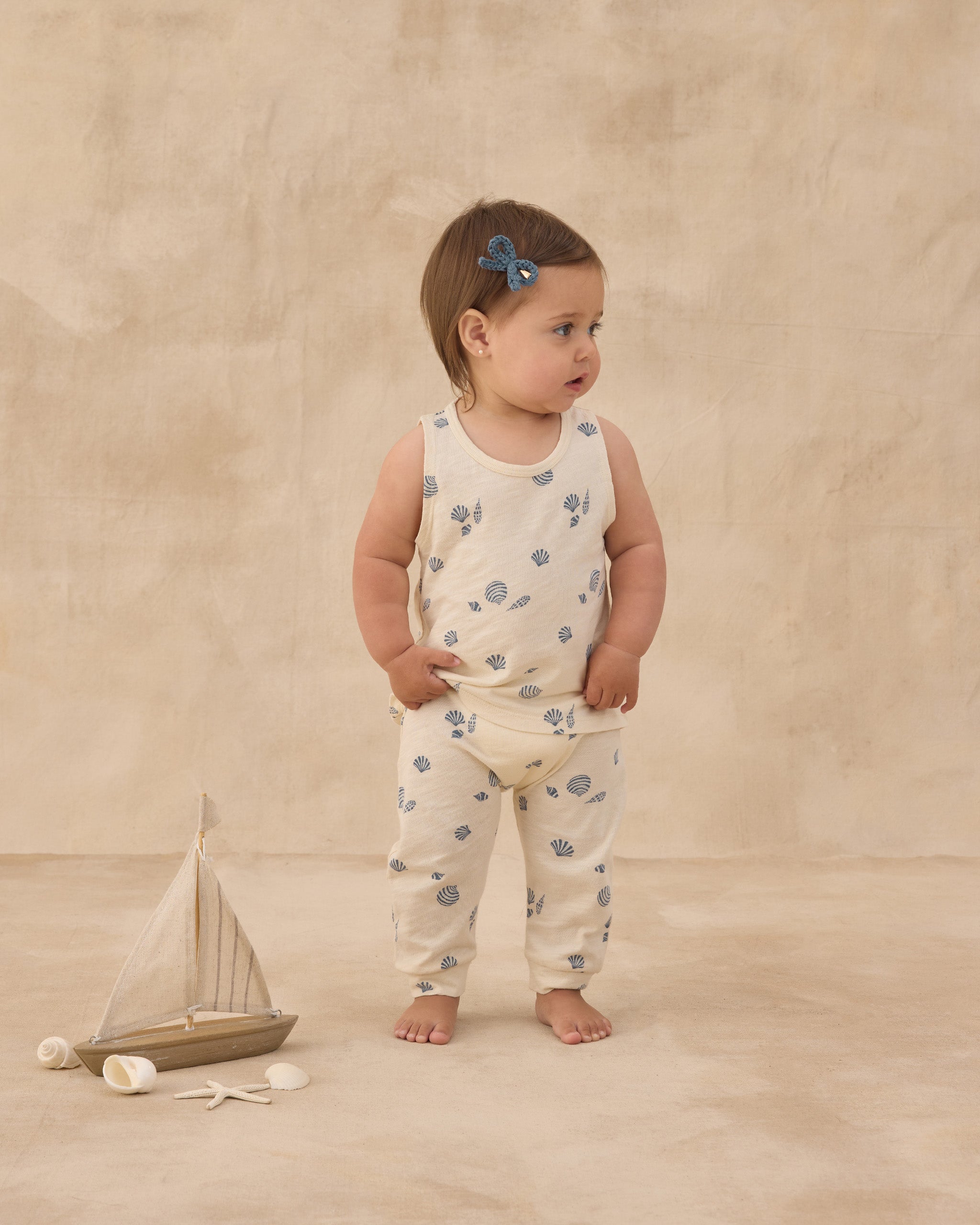 Tank + Slouch Pant Set Seashells