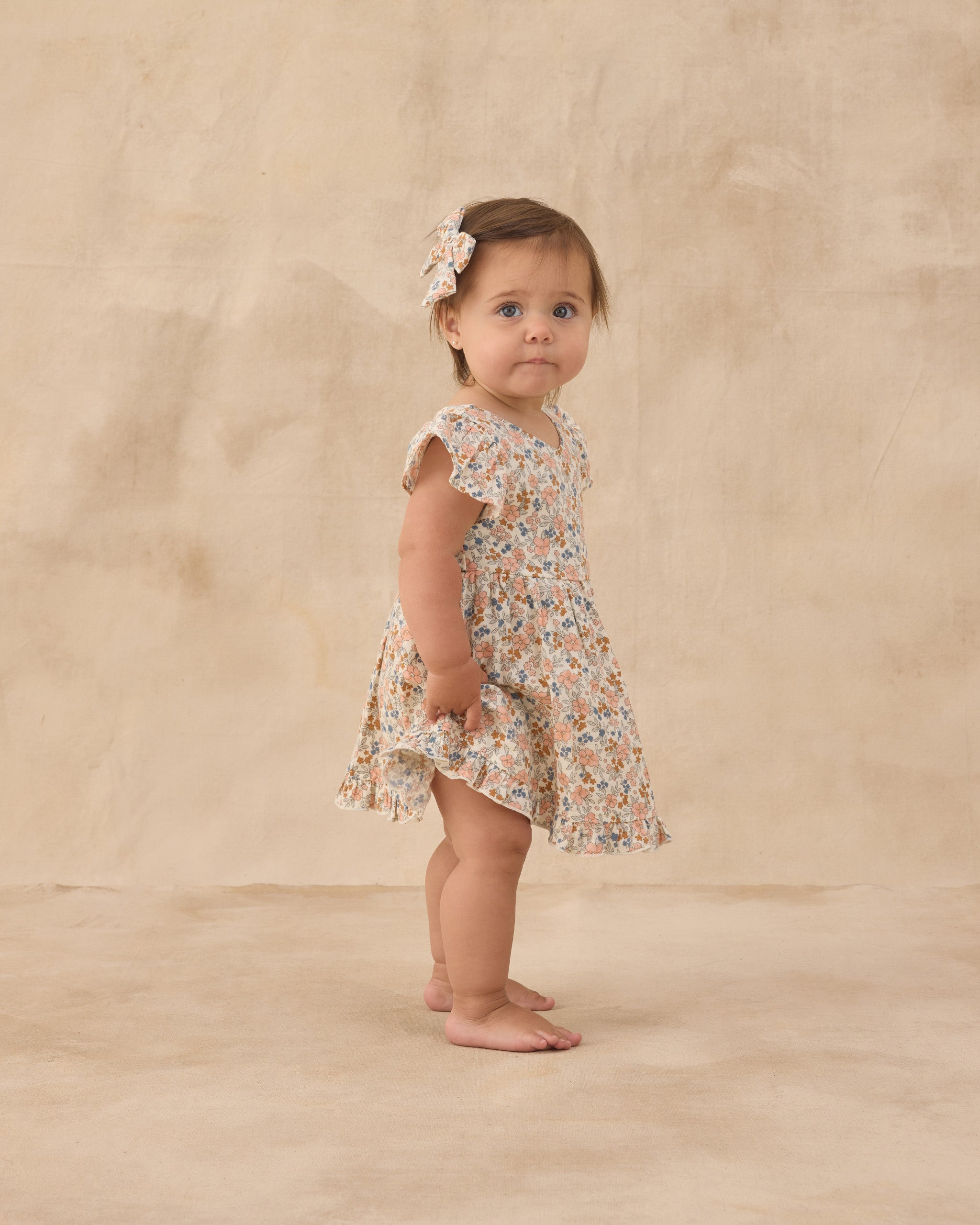 Lila Romper Flower Field