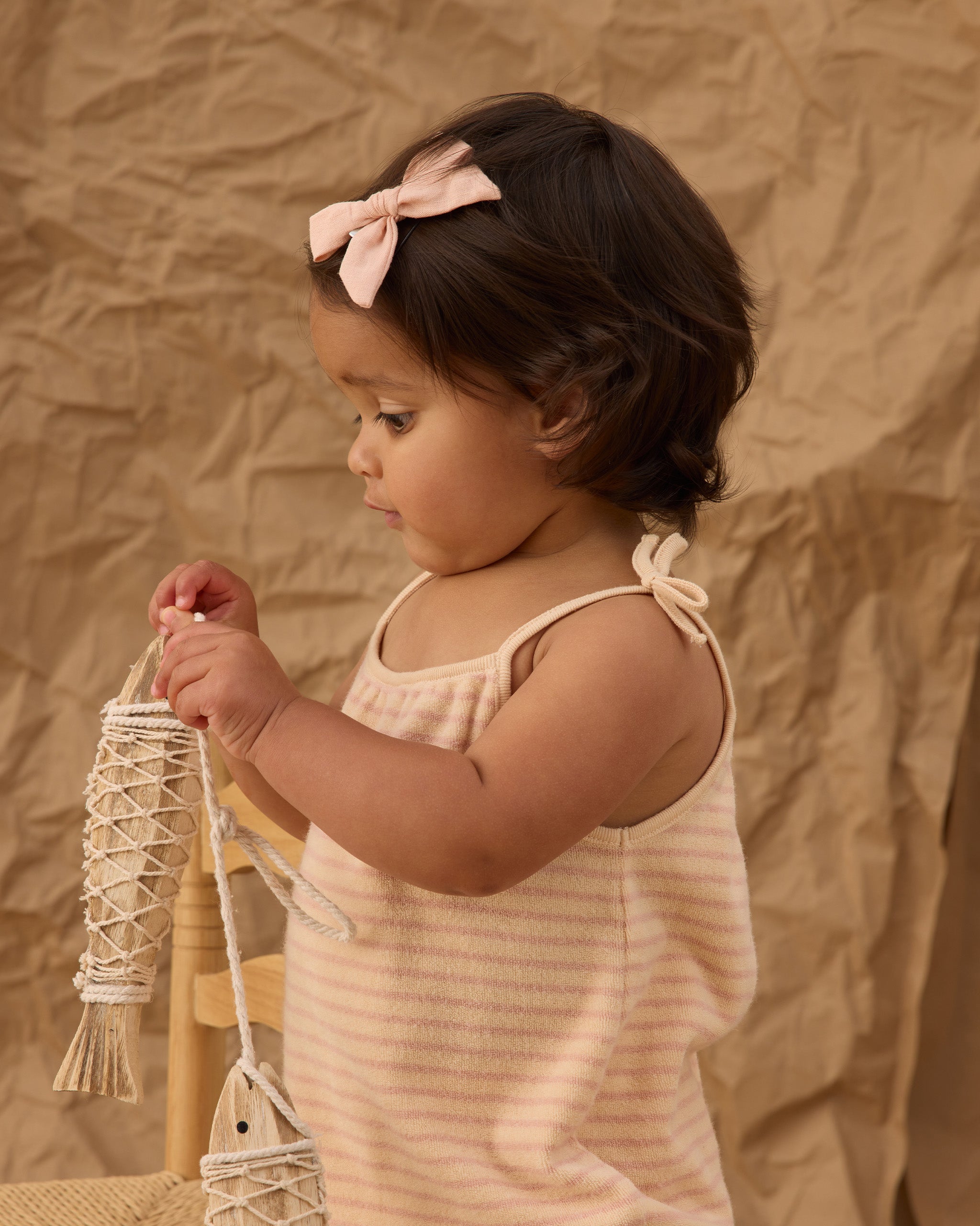 Nala Romper Pink Stripe