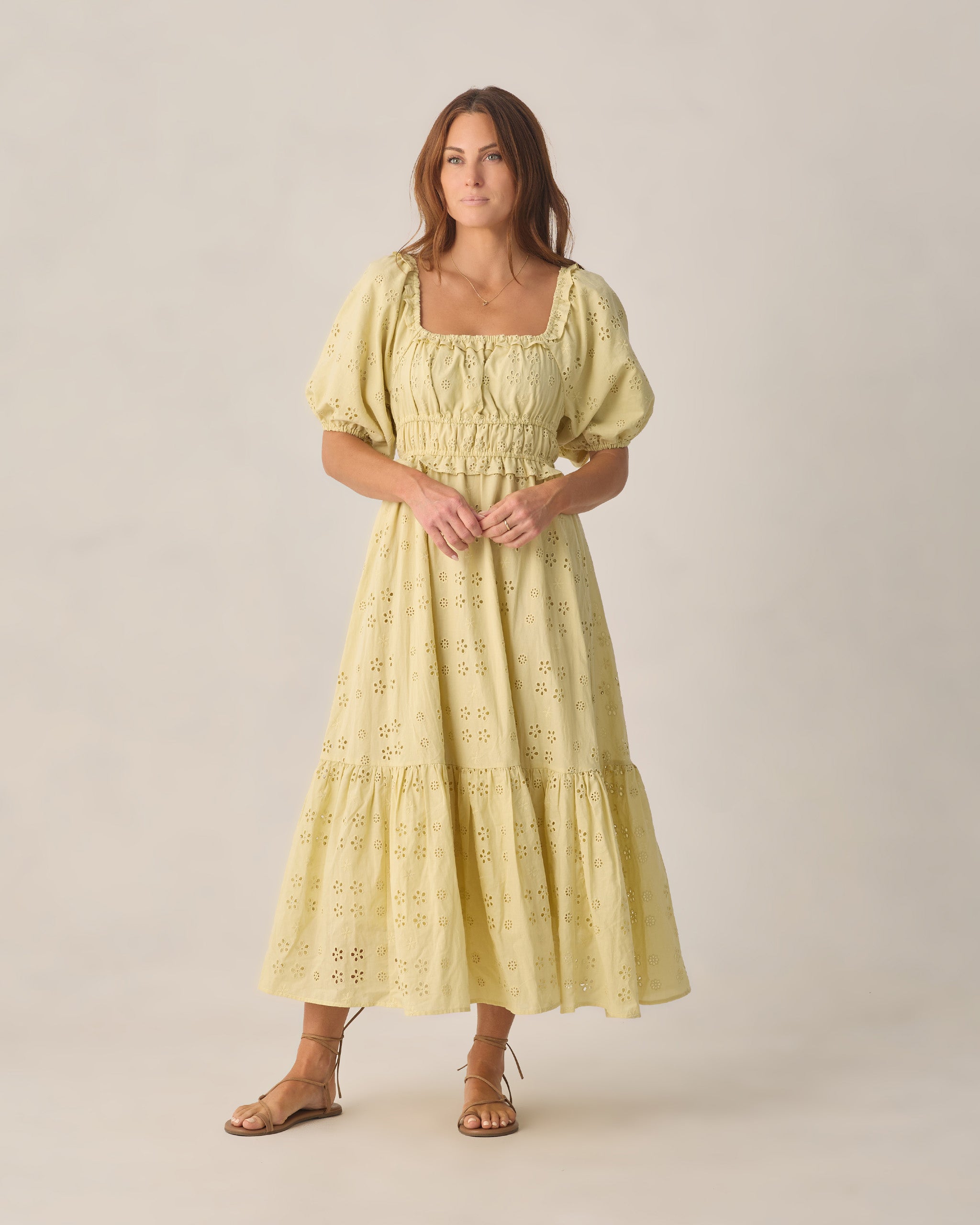 Women's Tenley Dress Citron - Rylee + Cru | Kids Clothes | Trendy Baby Clothes | Modern Infant Outfits |