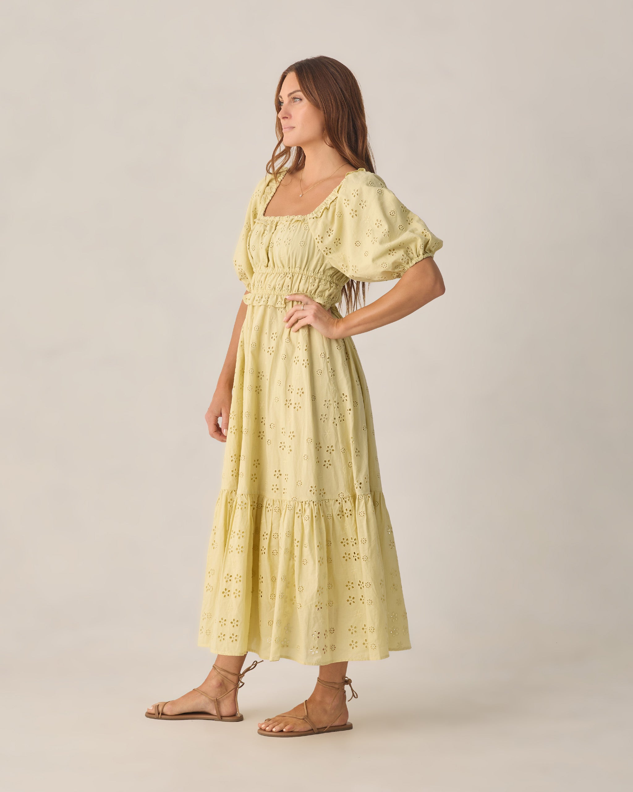 Women's Tenley Dress Citron - Rylee + Cru | Kids Clothes | Trendy Baby Clothes | Modern Infant Outfits |