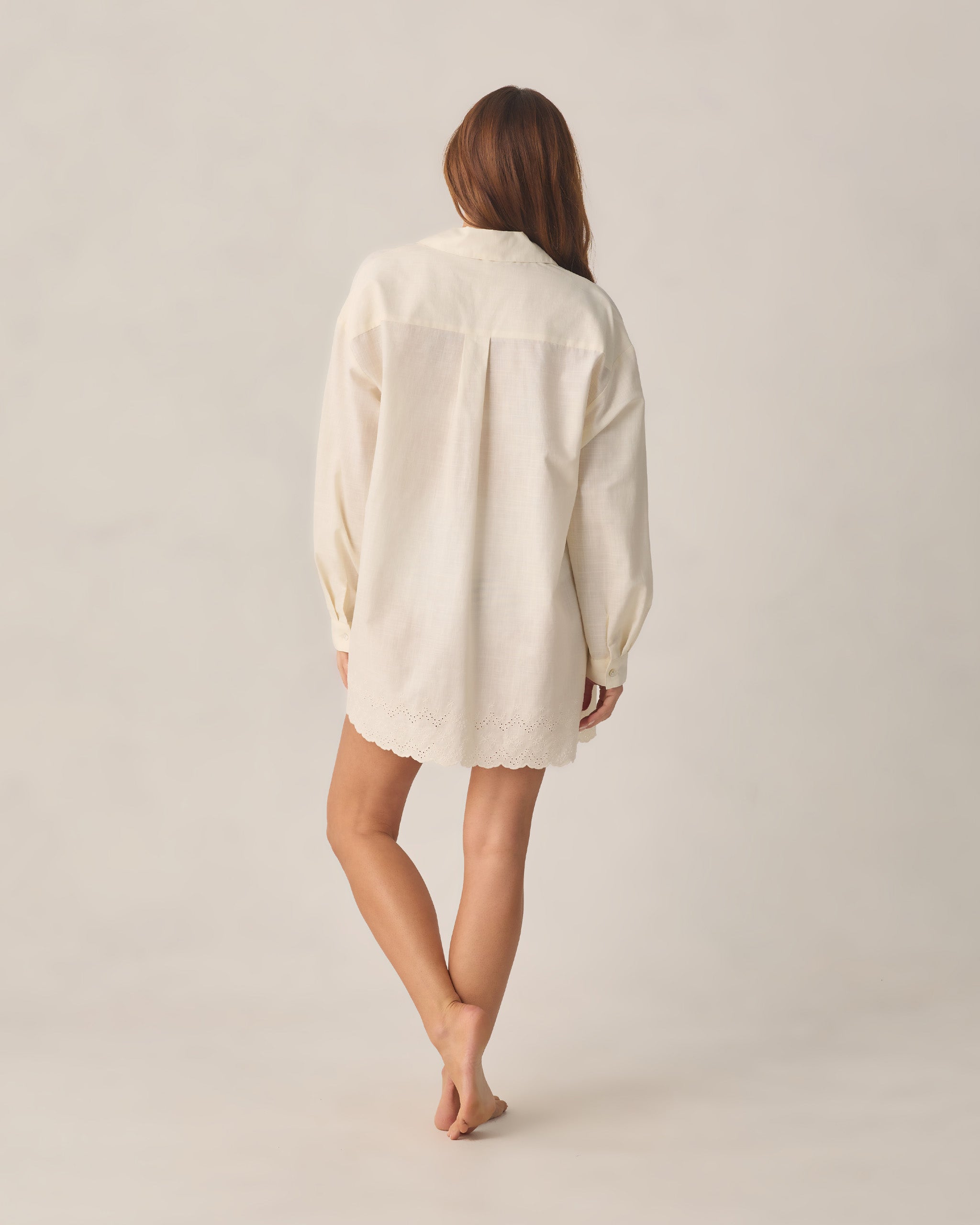 Women's Del Mar Shirt Ivory - Rylee + Cru | Kids Clothes | Trendy Baby Clothes | Modern Infant Outfits |