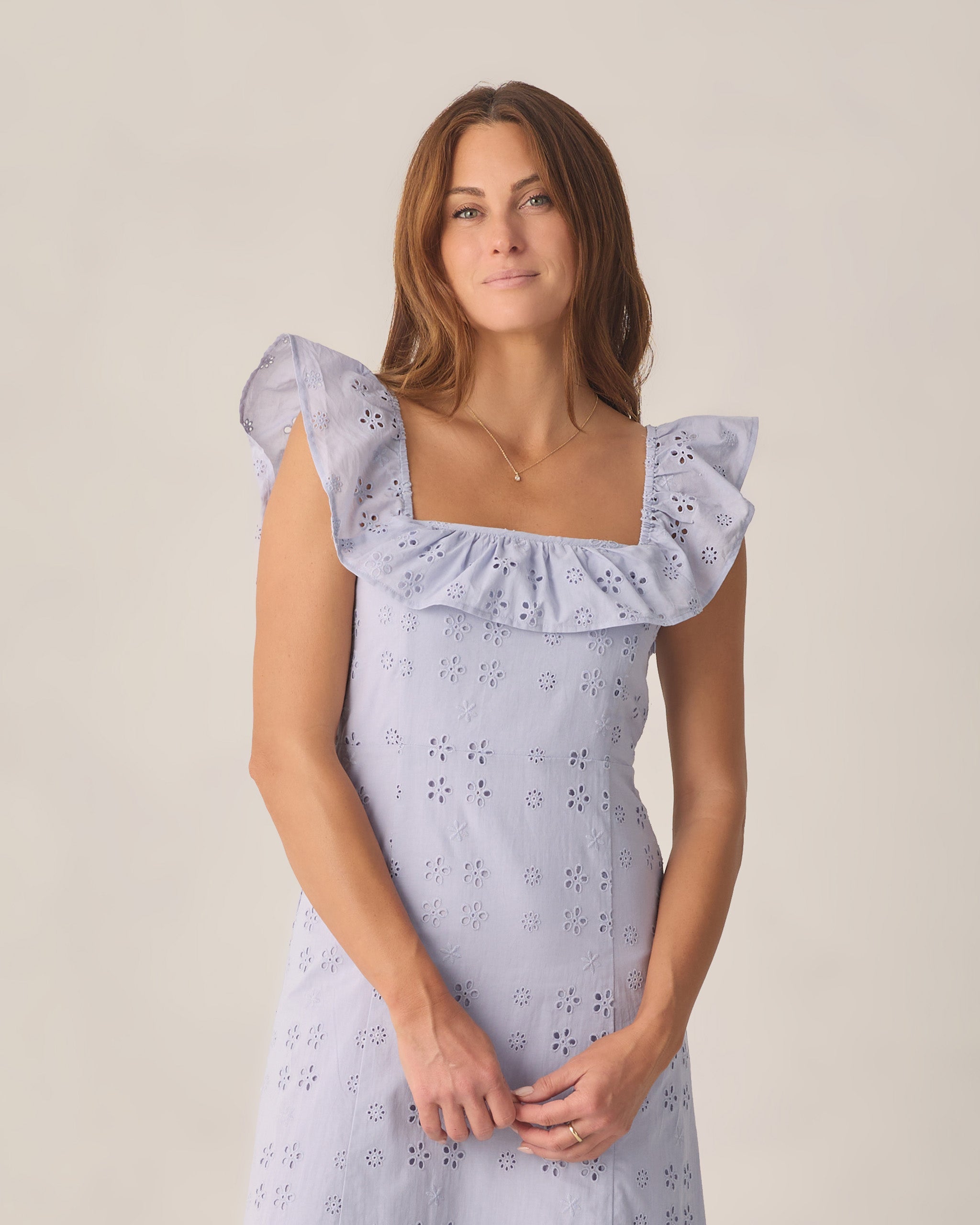 Women's Bianca Dress Periwinkle - Rylee + Cru | Kids Clothes | Trendy Baby Clothes | Modern Infant Outfits |