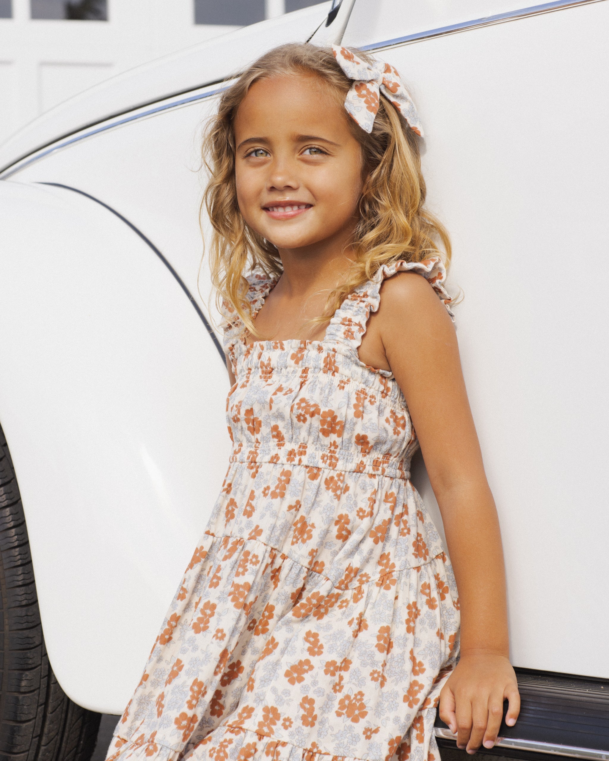 Bow Americana Floral - Rylee + Cru | Kids Clothes | Trendy Baby Clothes | Modern Infant Outfits |