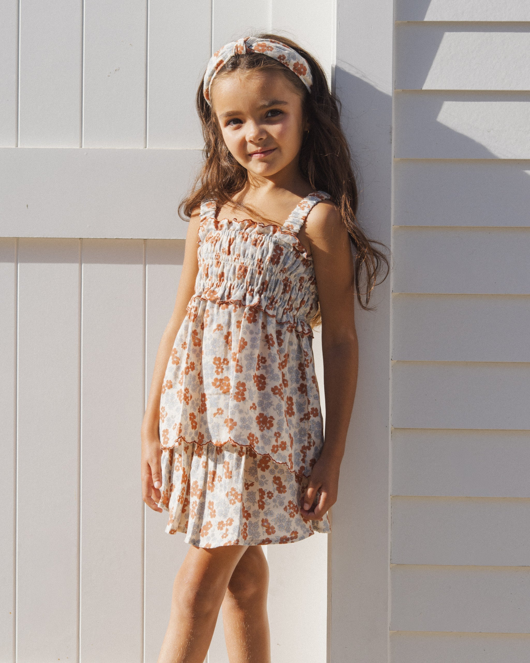 Knotted Headband Americana Floral - Rylee + Cru | Kids Clothes | Trendy Baby Clothes | Modern Infant Outfits |
