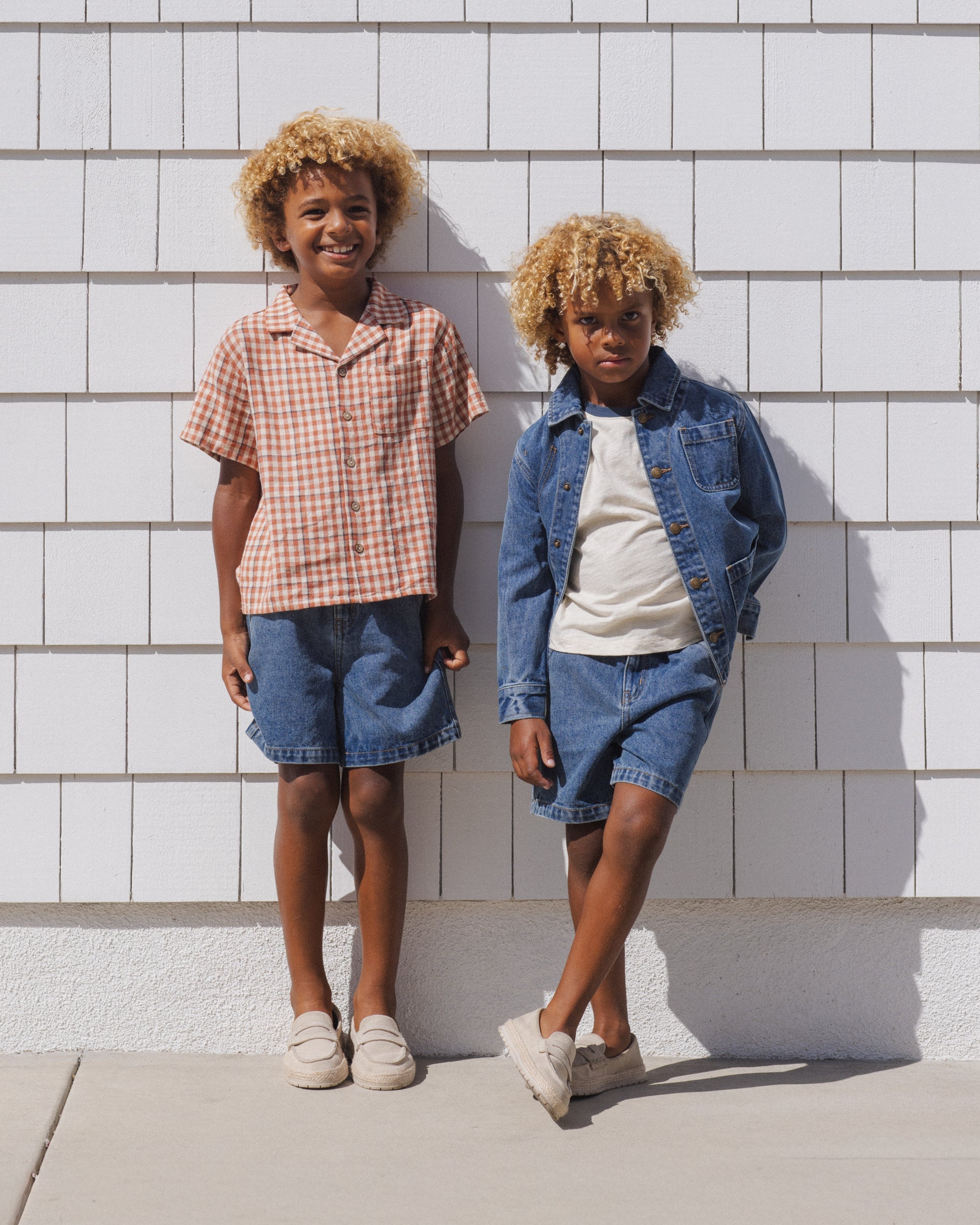 Dawson Short Navy - Rylee + Cru | Kids Clothes | Trendy Baby Clothes | Modern Infant Outfits |