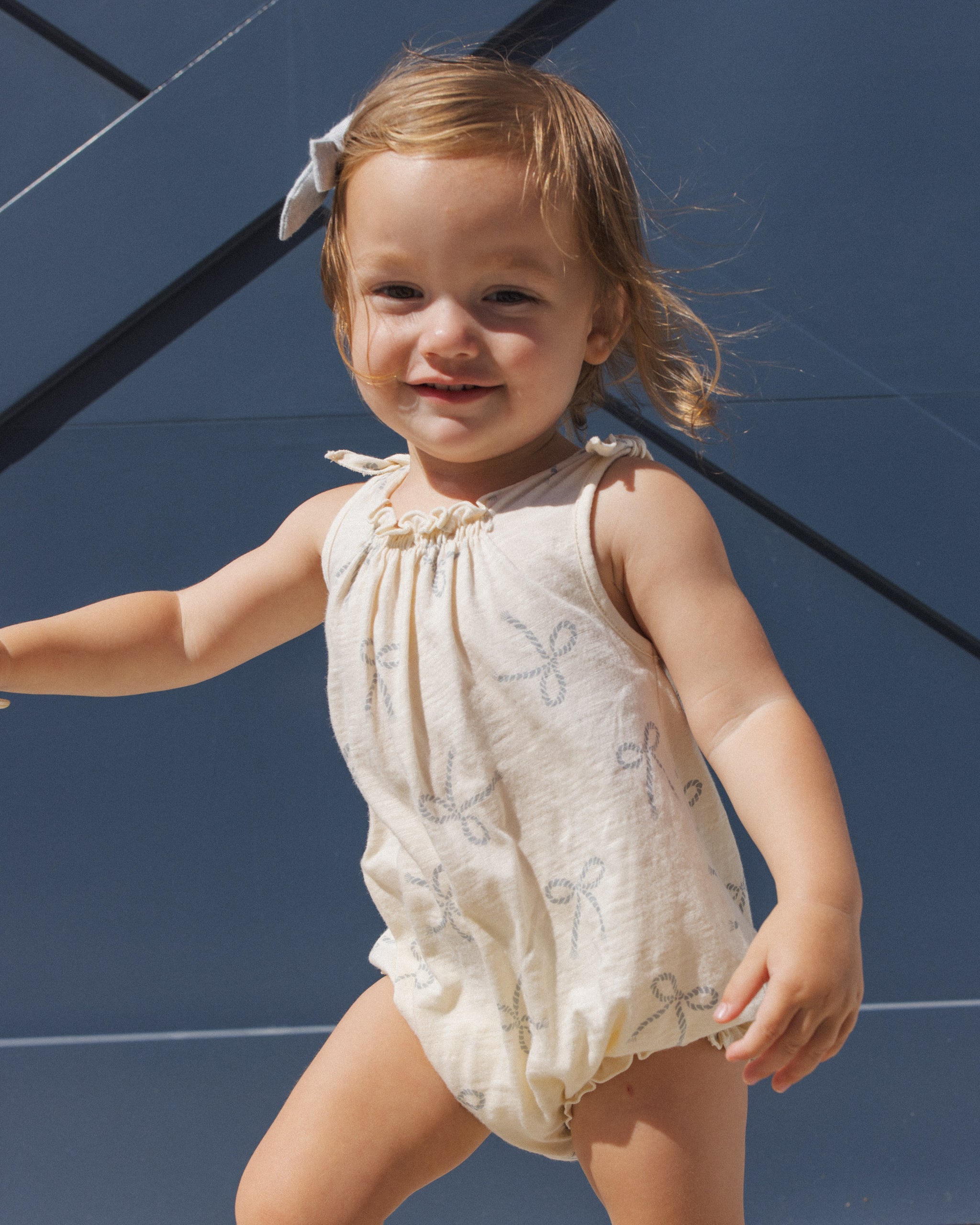 Shoulder Tie Bubble Sailor Bows - Rylee + Cru | Kids Clothes | Trendy Baby Clothes | Modern Infant Outfits |