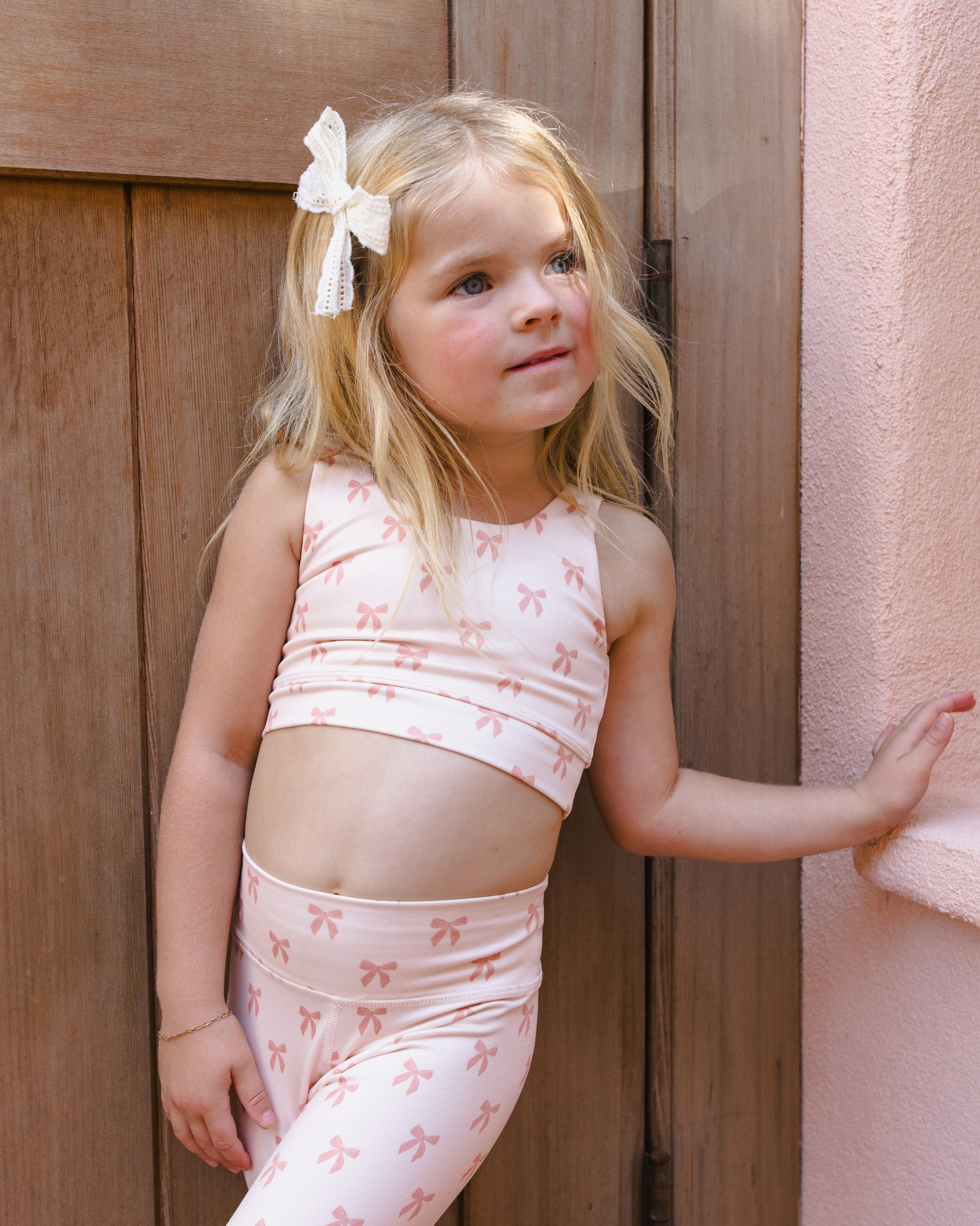 Swift Sports Bra Bows - Rylee + Cru | Kids Clothes | Trendy Baby Clothes | Modern Infant Outfits |