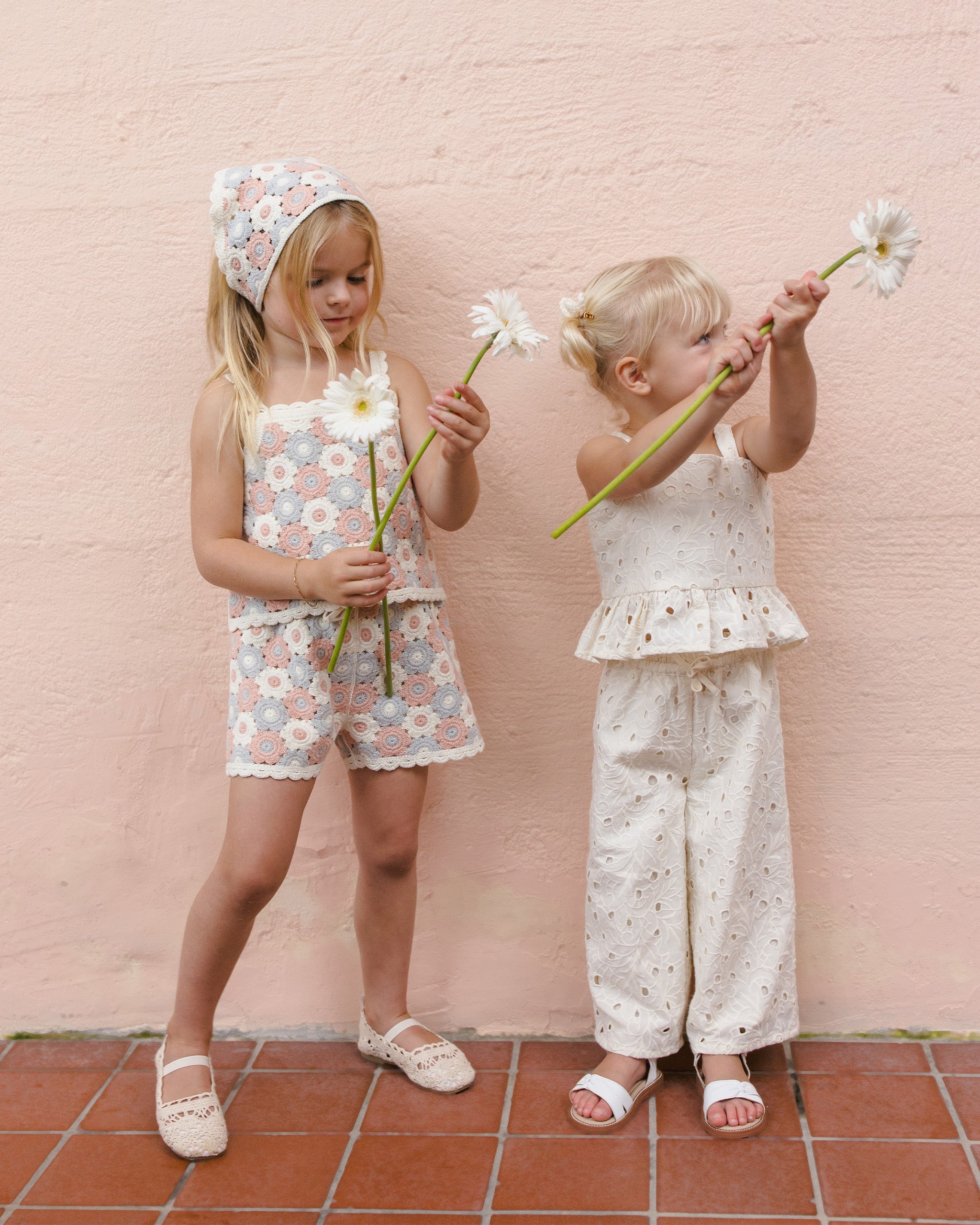 Kayli Set Ivory - Rylee + Cru | Kids Clothes | Trendy Baby Clothes | Modern Infant Outfits |