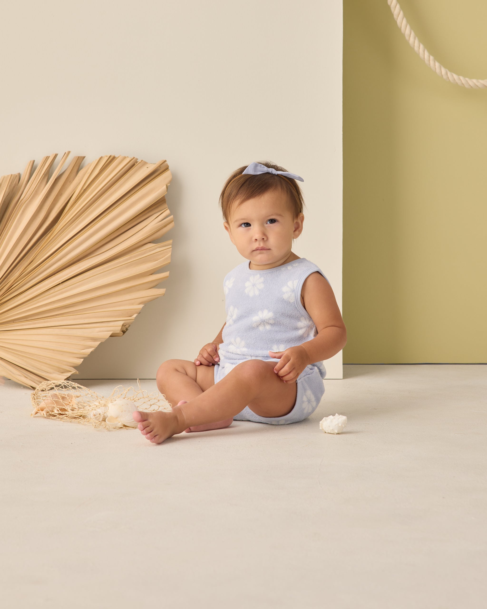 Little Knot Headband Periwinkle - Rylee + Cru | Kids Clothes | Trendy Baby Clothes | Modern Infant Outfits |