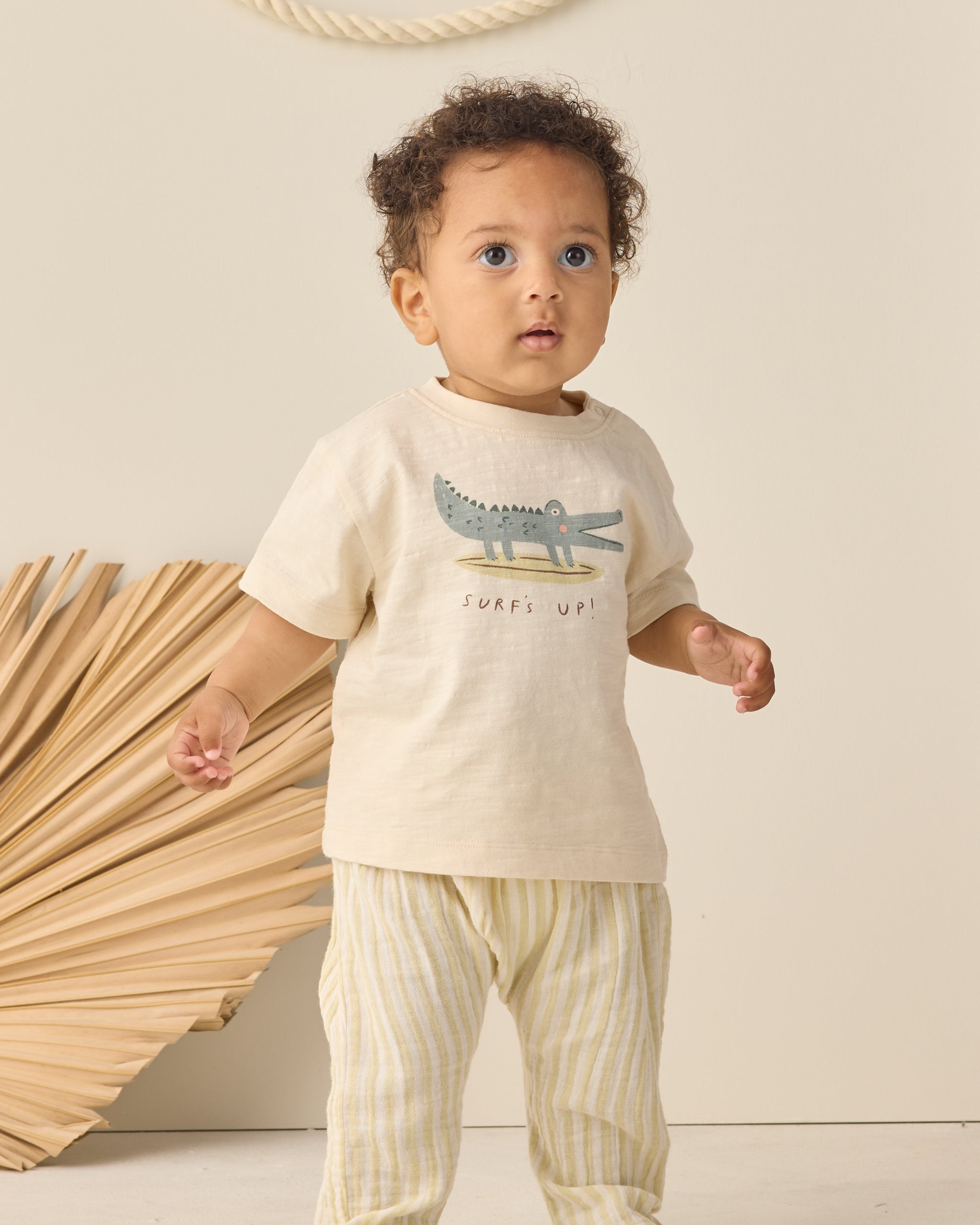 Relaxed Tee Alligator - Rylee + Cru | Kids Clothes | Trendy Baby Clothes | Modern Infant Outfits |
