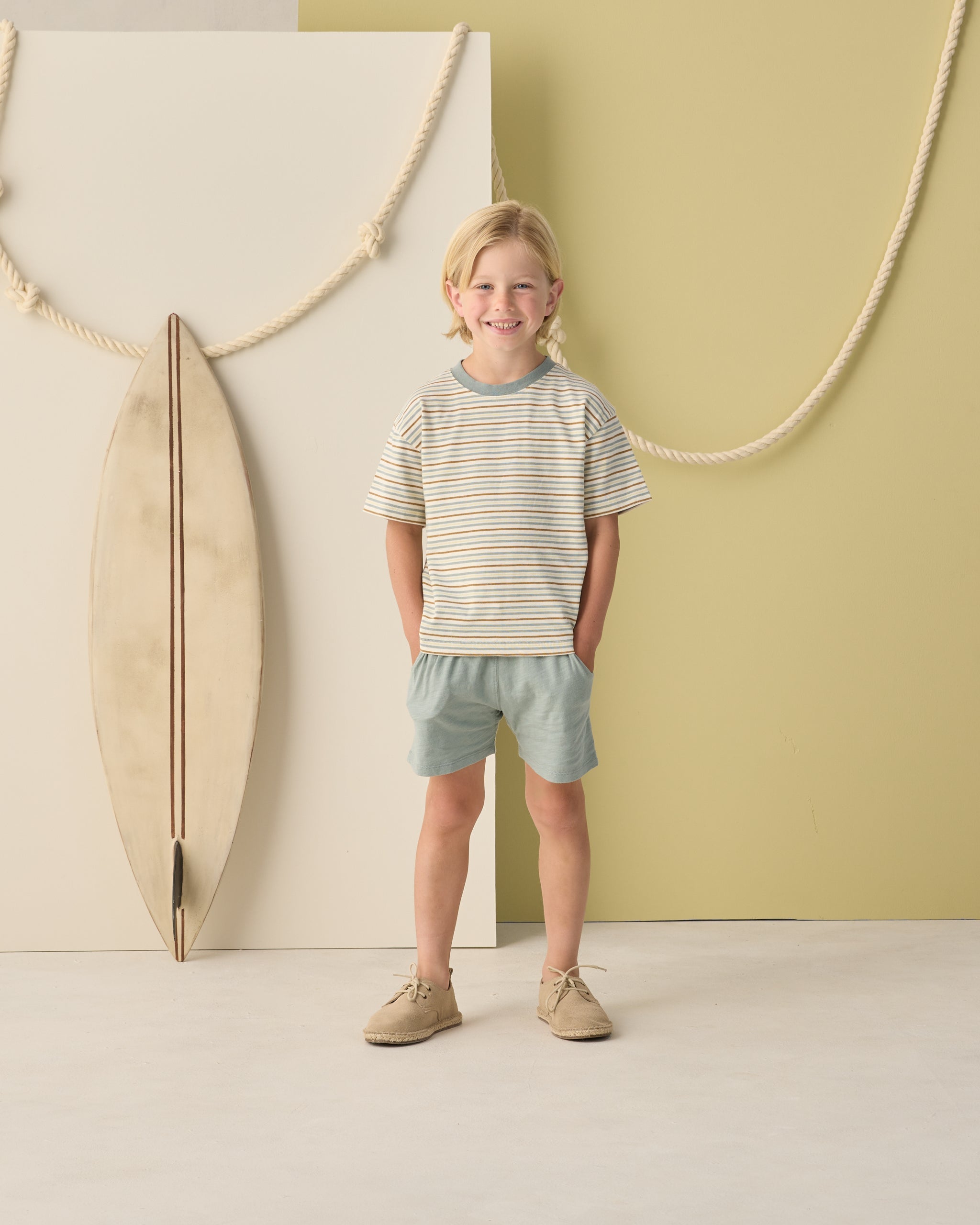 Sam Short Sea Green - Rylee + Cru | Kids Clothes | Trendy Baby Clothes | Modern Infant Outfits |