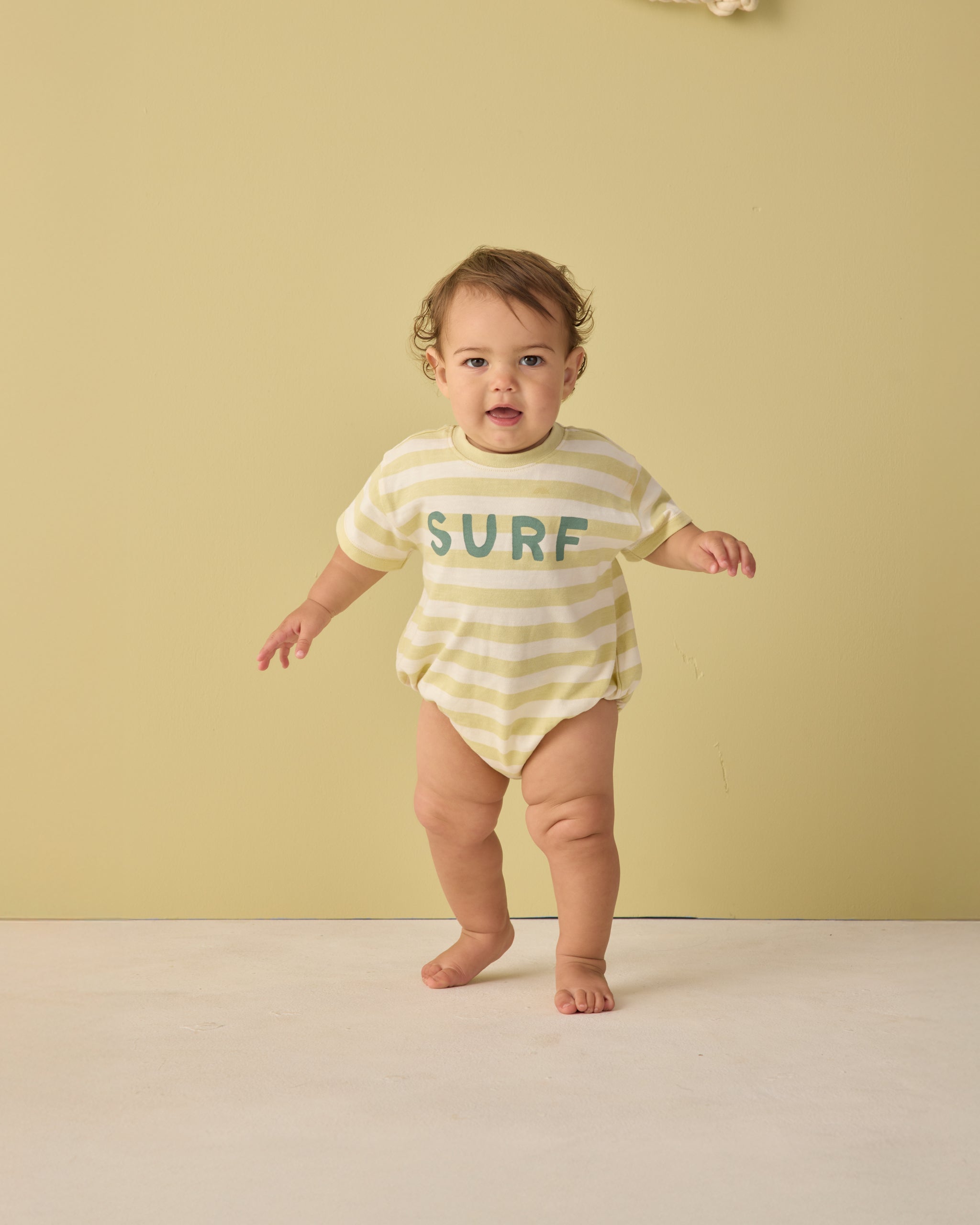 Relaxed Bubble Romper Surf - Rylee + Cru | Kids Clothes | Trendy Baby Clothes | Modern Infant Outfits |