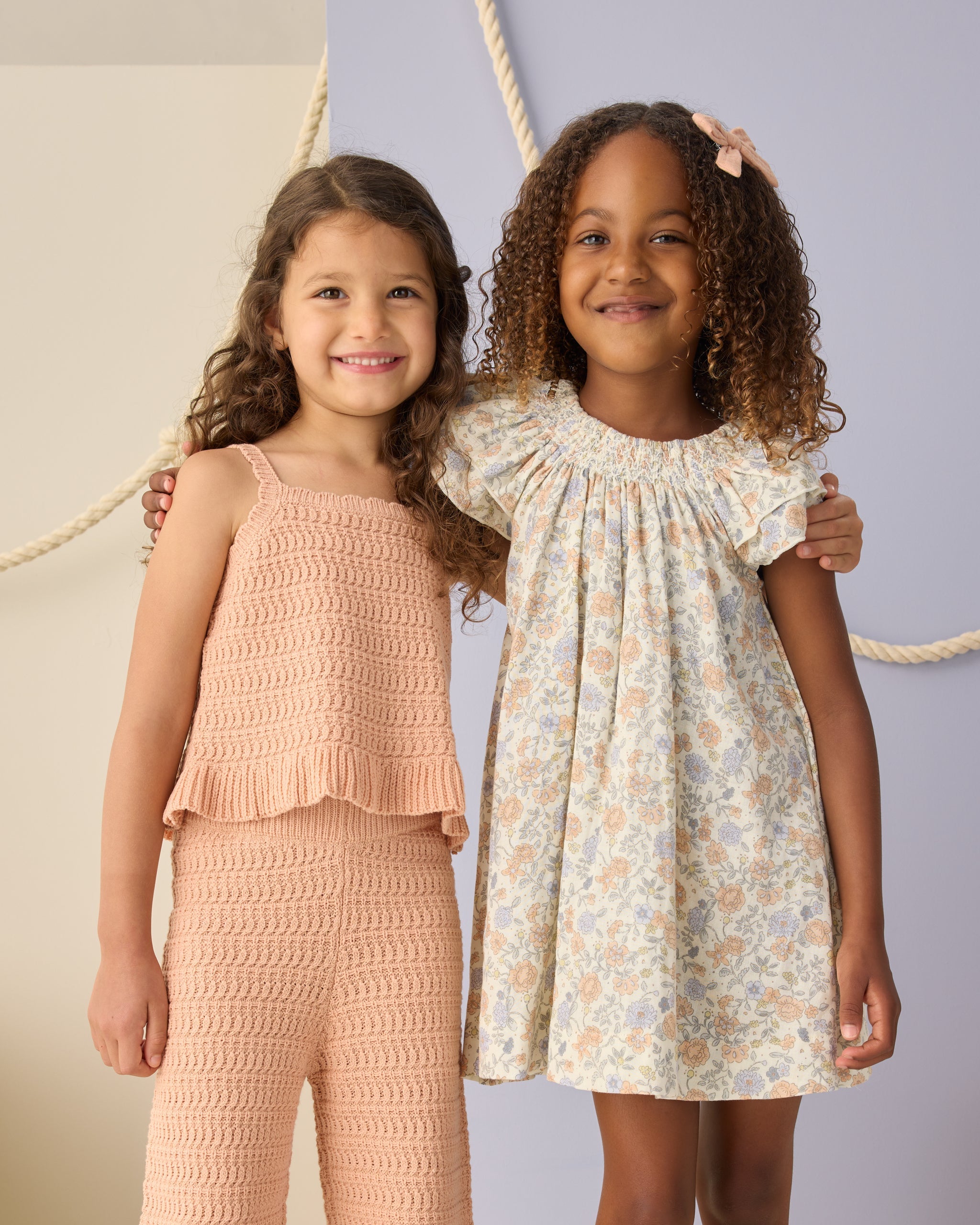 Lucia Dress Bloom - Rylee + Cru | Kids Clothes | Trendy Baby Clothes | Modern Infant Outfits |