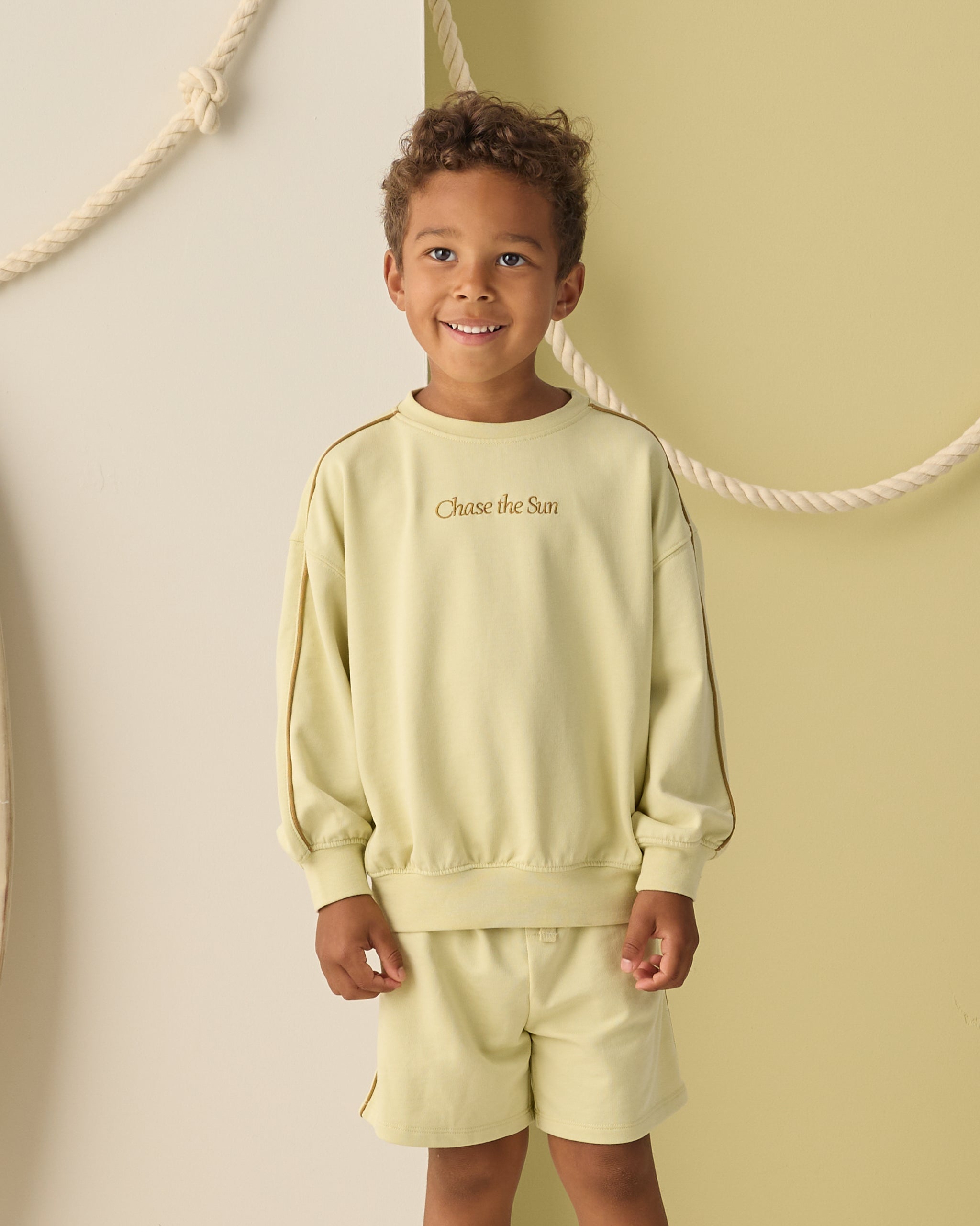 Perry Short Citron - Rylee + Cru | Kids Clothes | Trendy Baby Clothes | Modern Infant Outfits |