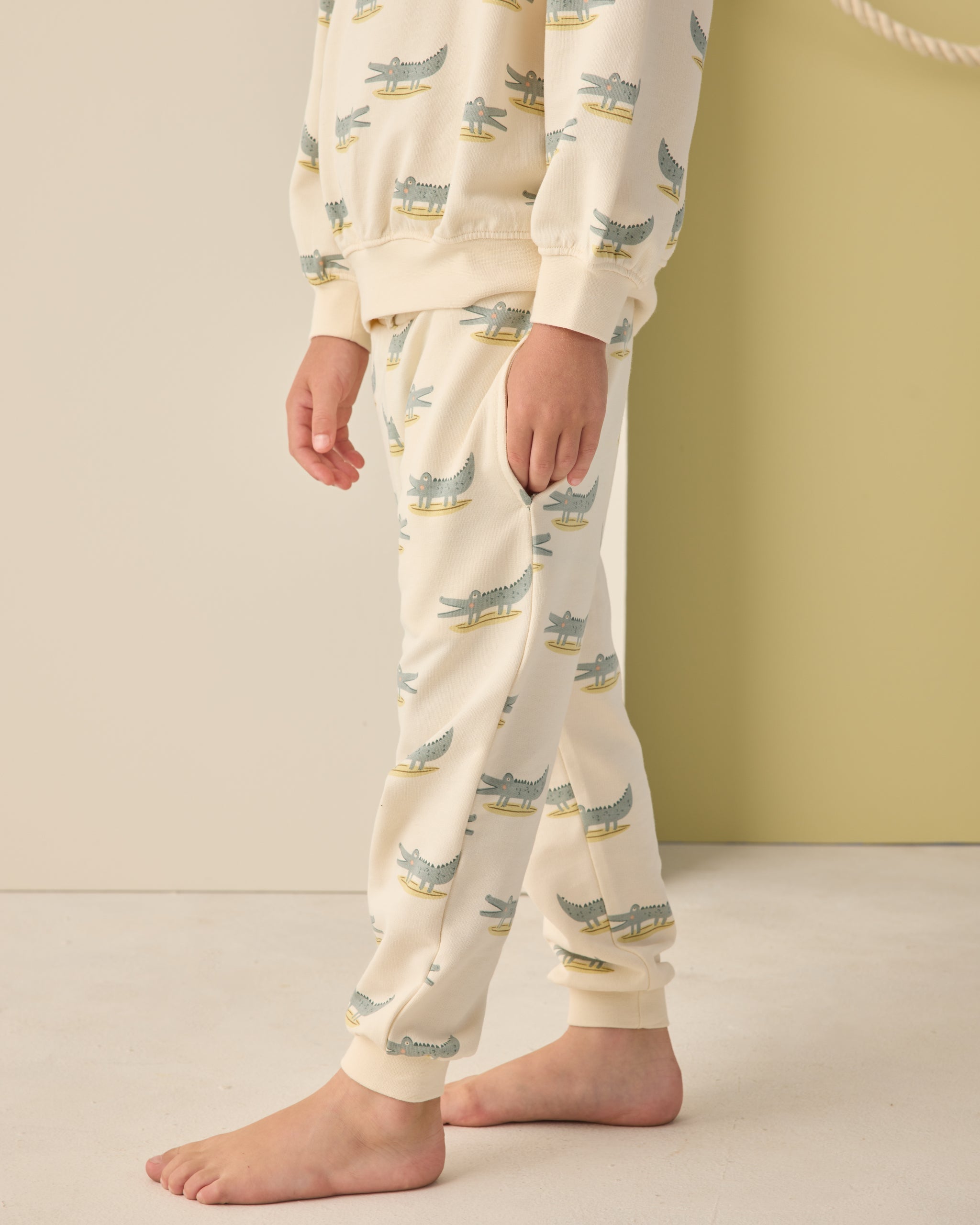 Jogger Sweatpant Alligators - Rylee + Cru | Kids Clothes | Trendy Baby Clothes | Modern Infant Outfits |