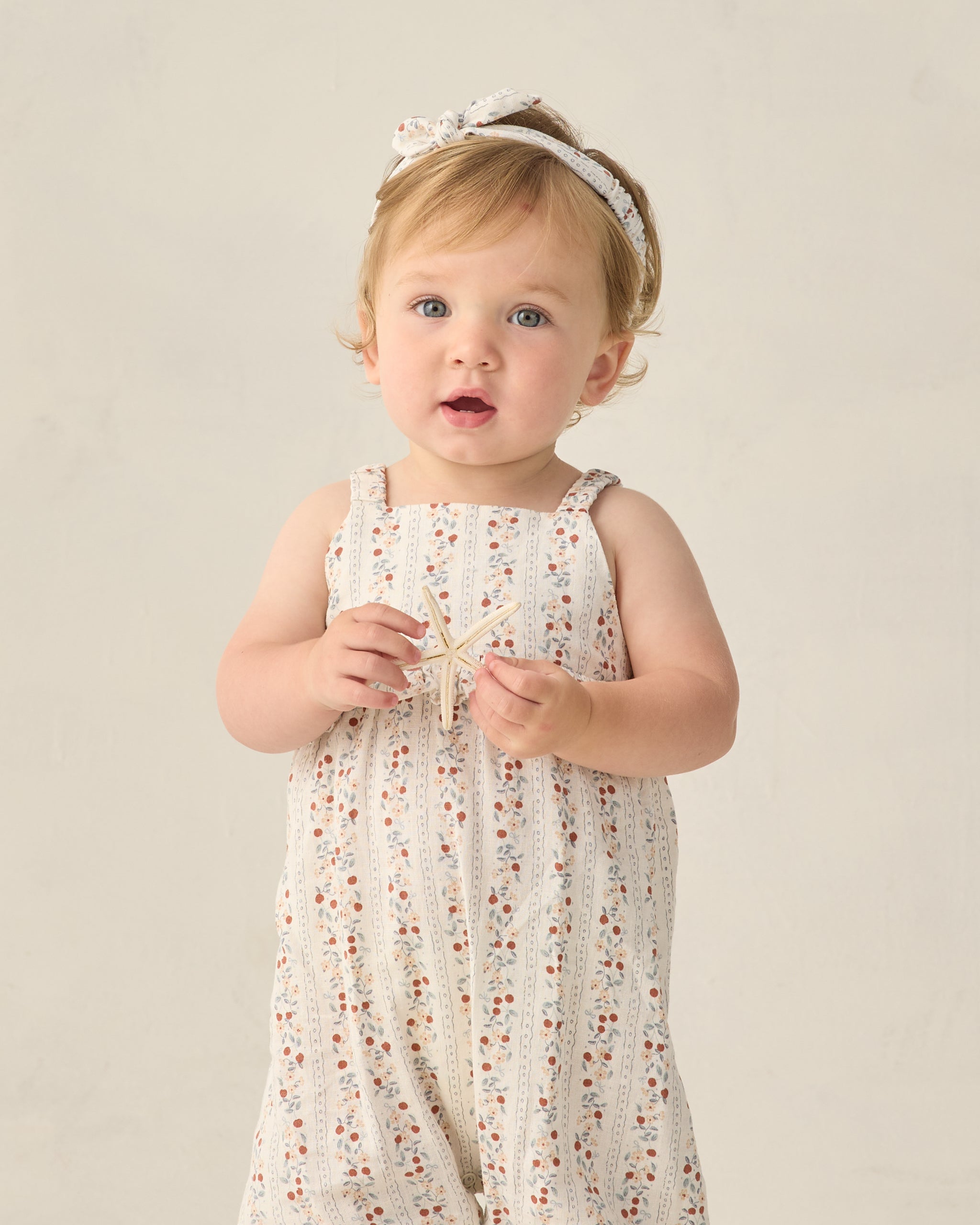 Kinsley Jumpsuit Summer Fruit - Rylee + Cru | Kids Clothes | Trendy Baby Clothes | Modern Infant Outfits |
